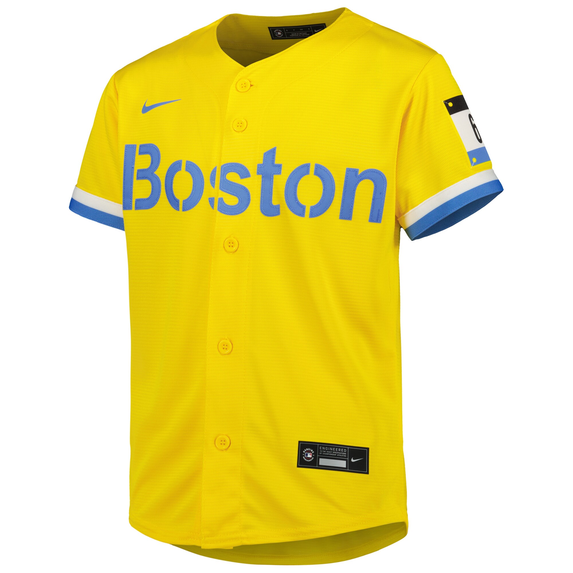 David Ortiz Boston Red Sox Youth City Connect Replica Player Jersey - Gold