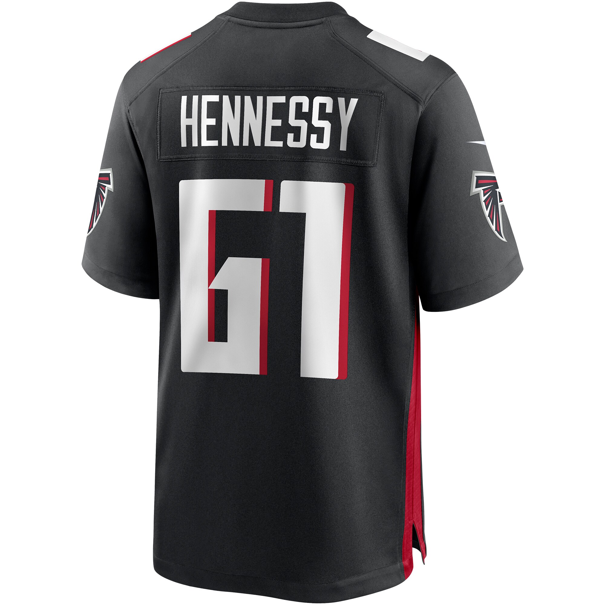 Matt Hennessy Atlanta Falcons  Player Game Jersey - Black
