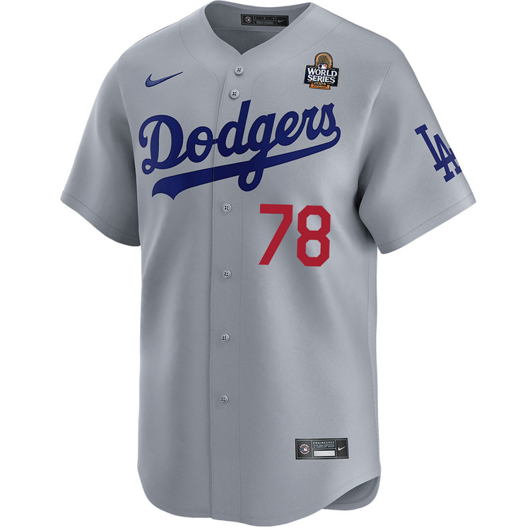 Ben Casparius Los Angeles Dodgers Alternate Road Limited World Series Jersey