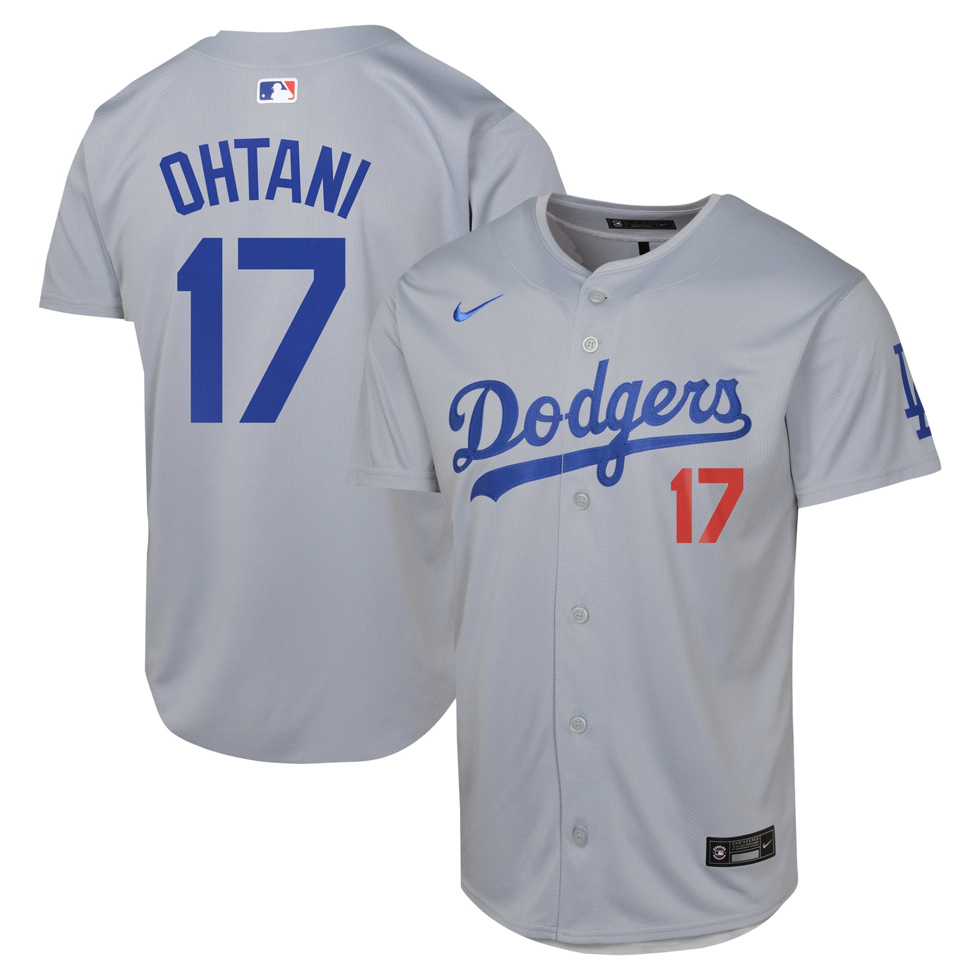 Shohei Ohtani Los Angeles Dodgers  Youth Alternate Limited Jersey Gray