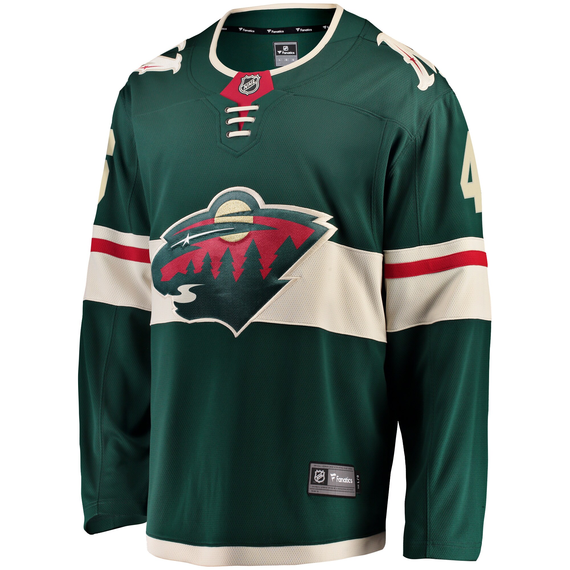 Jared Spurgeon Minnesota Wild Fanatics Youth Breakaway Player Jersey - Green