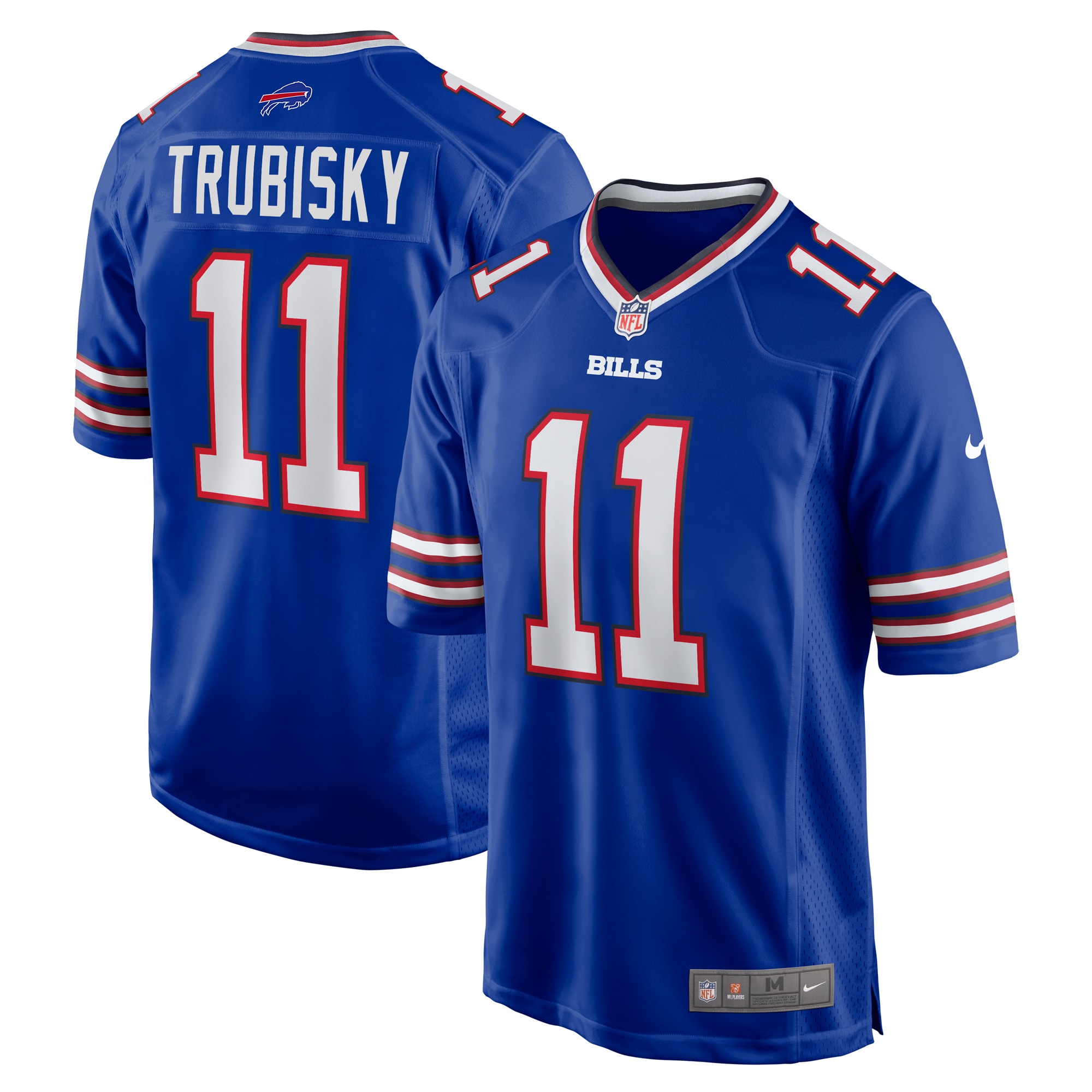 Mitchell Trubisky Buffalo Bills   Game Jersey -  Royal