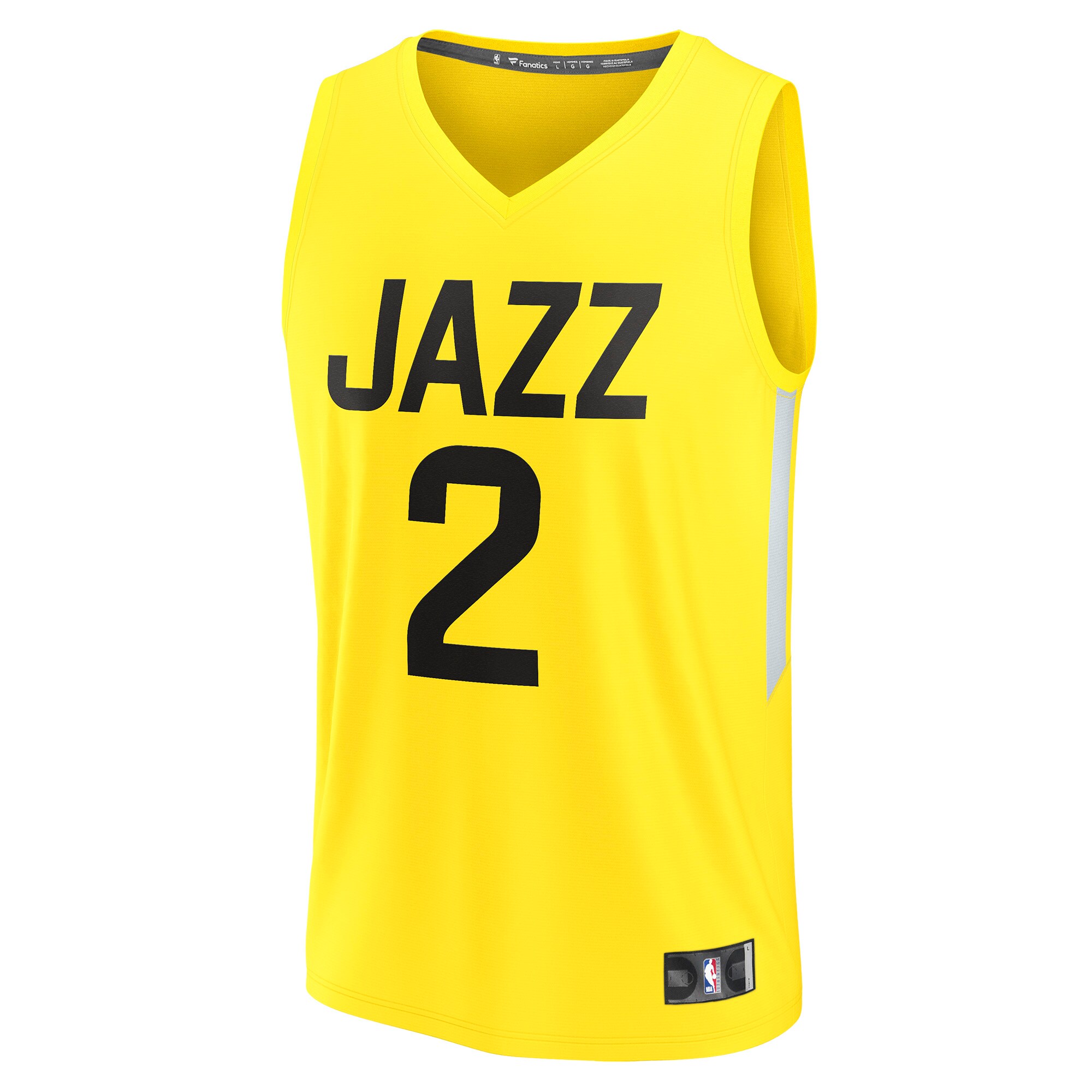 Collin Sexton Utah Jazz Fanatics Fast Break Replica Player Jersey - Icon Edition - Yellow
