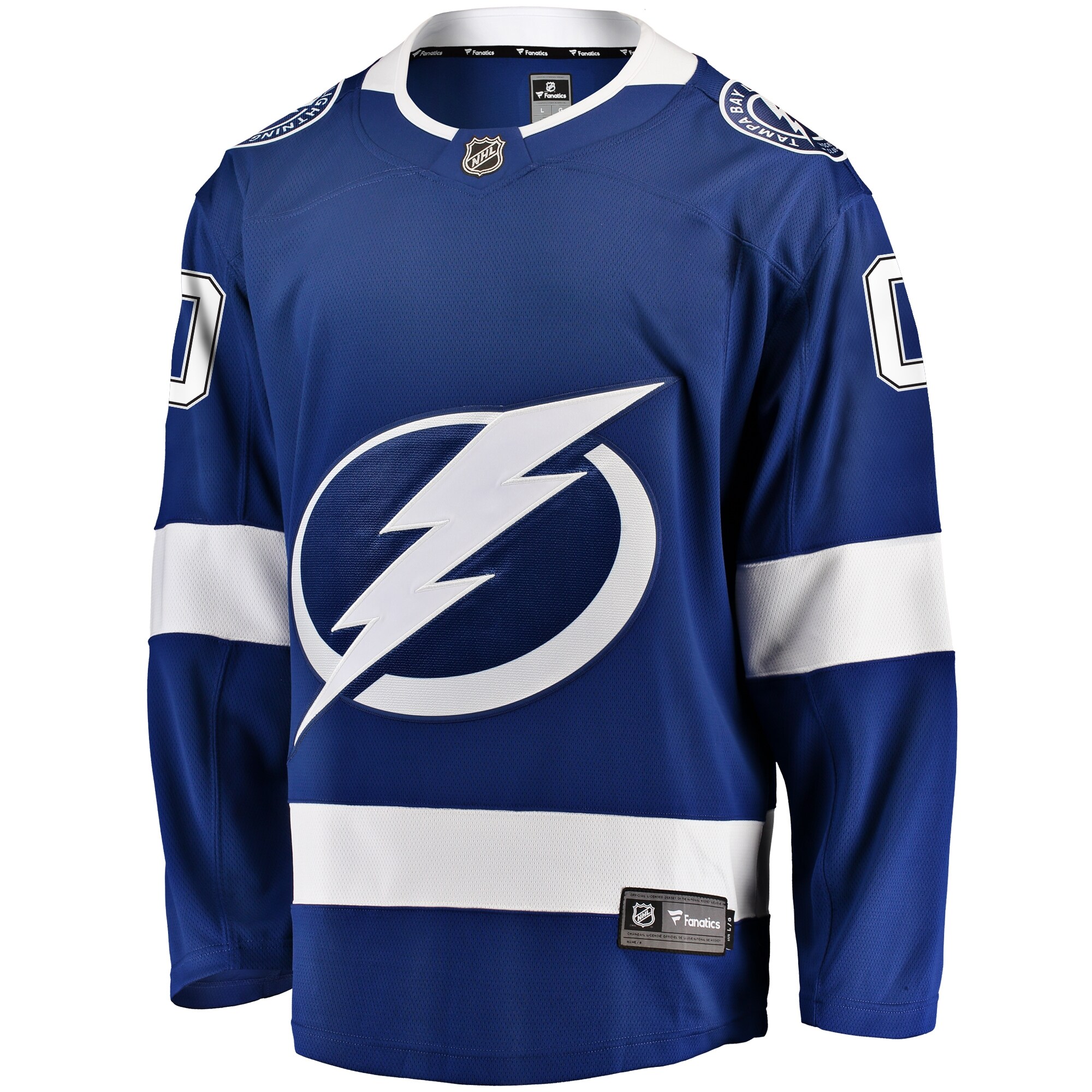 Tampa Bay Lightning Fanatics Home Breakaway Custom Jersey - Blue