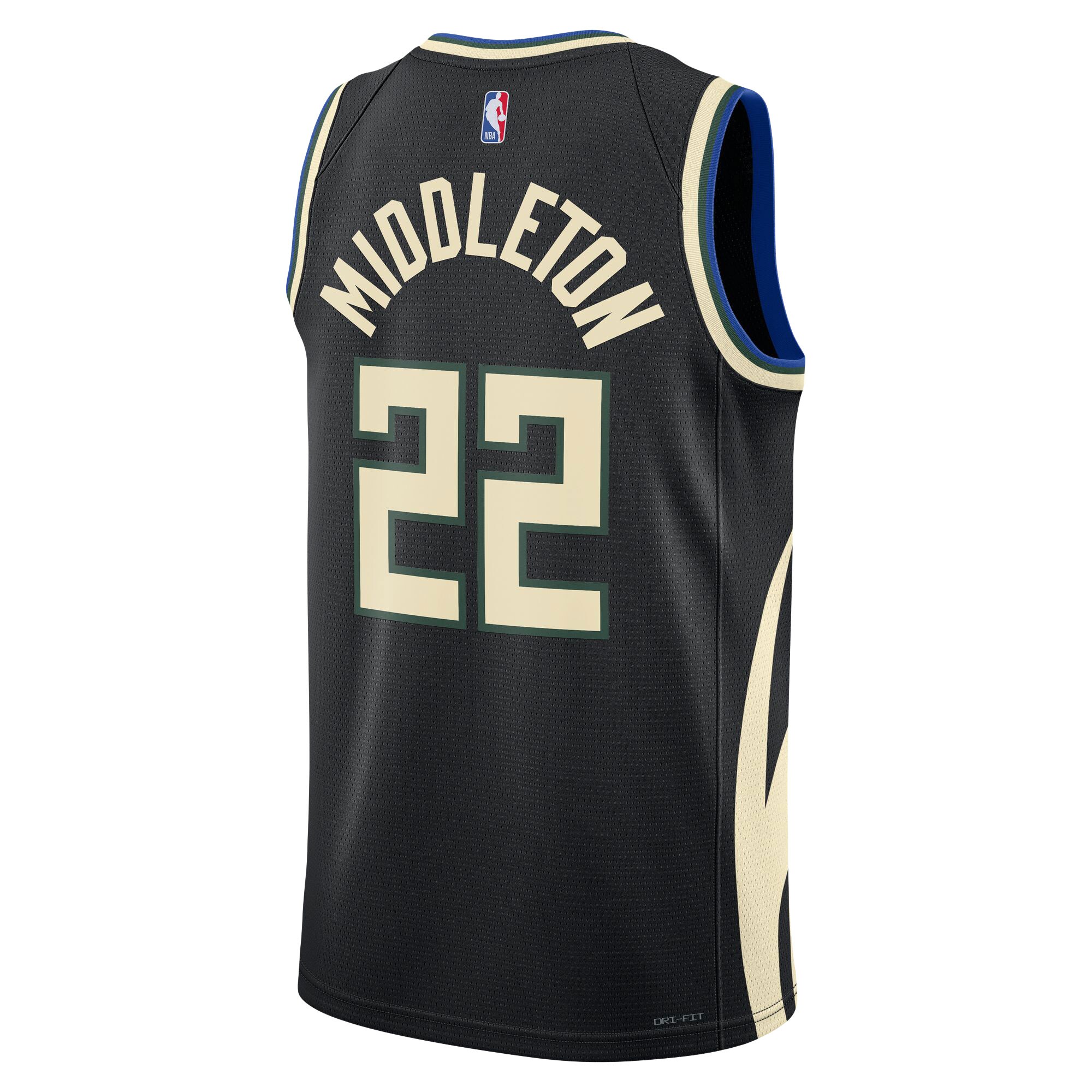 Khris Middleton Milwaukee Bucks Jordan Brand Unisex Swingman Jersey - Statement Edition - Black