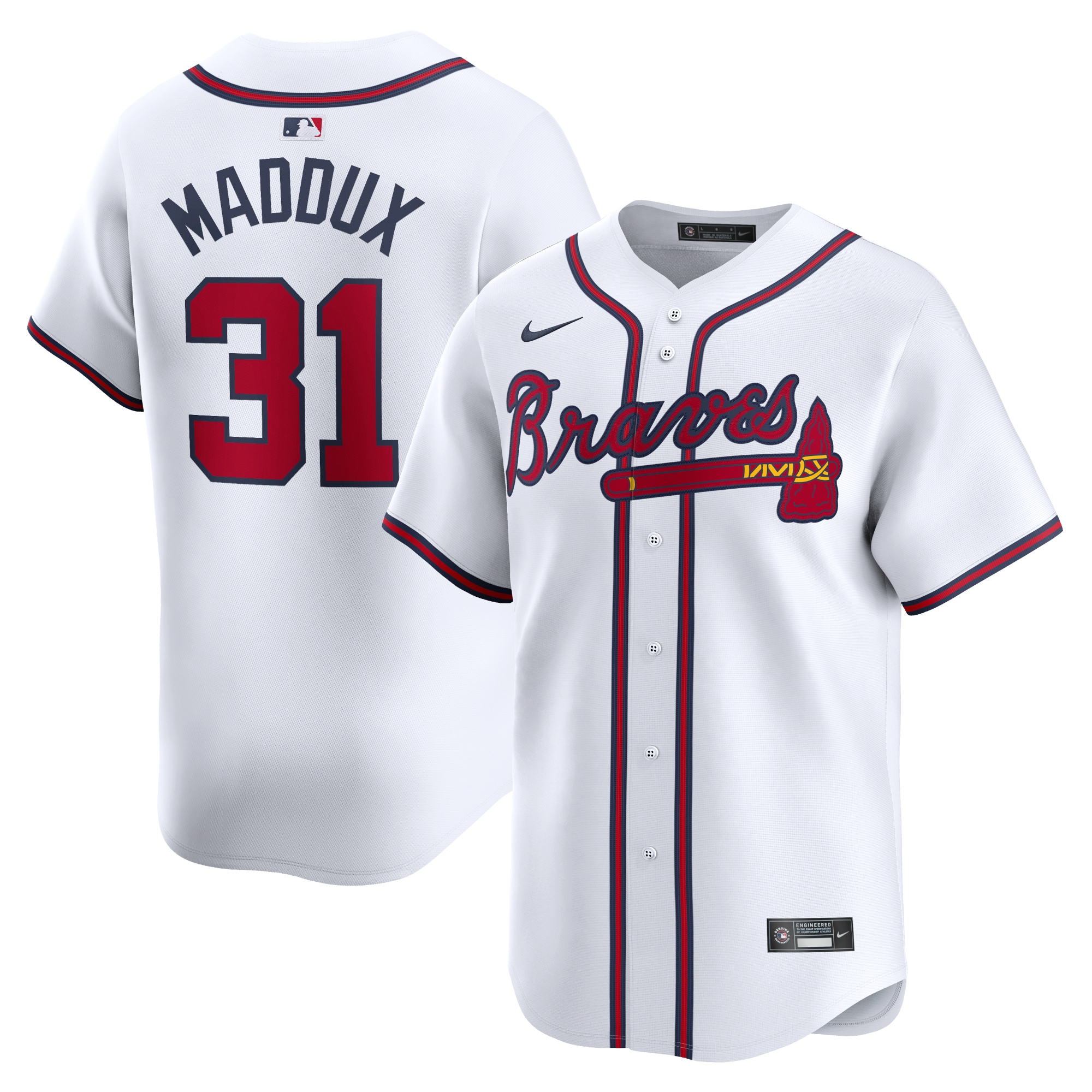 Greg Maddux Atlanta Braves  Home Limited Player Jersey - White