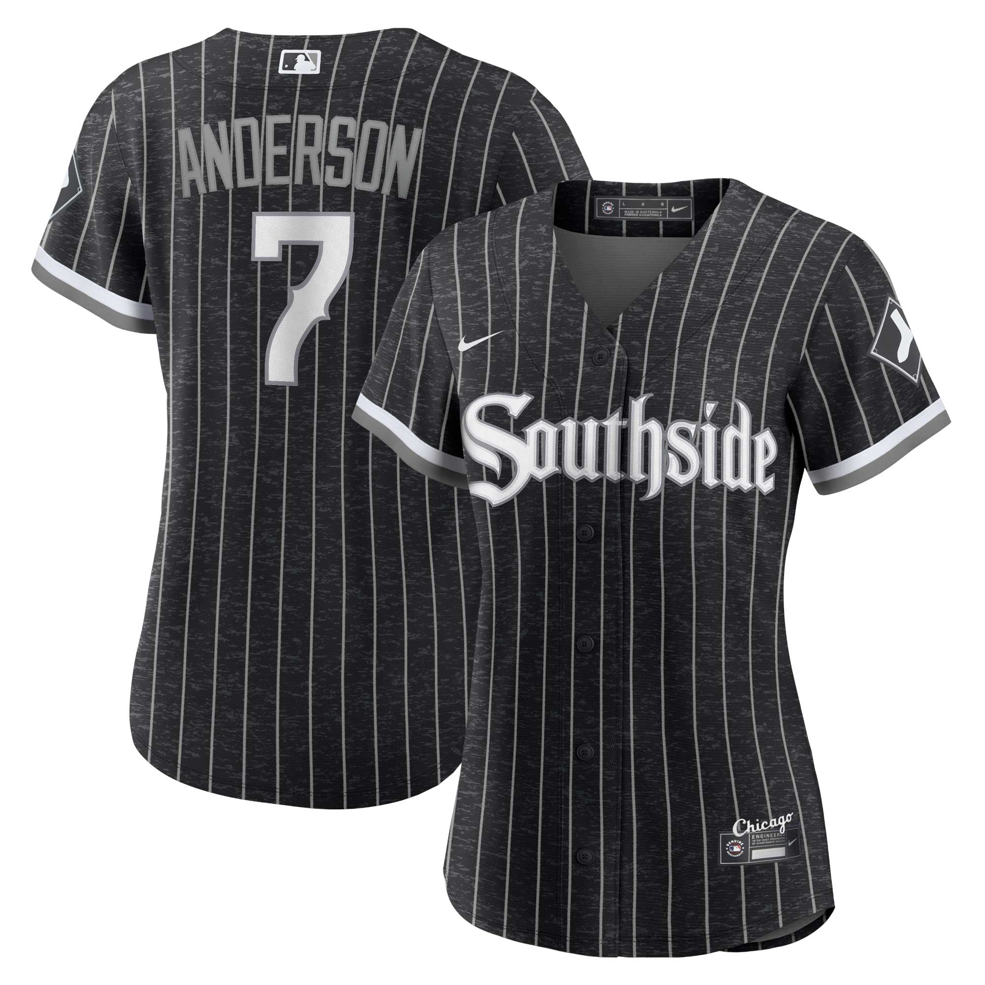 Tim Anderson Chicago White Sox Women's City Connect Replica Player Jersey - Black