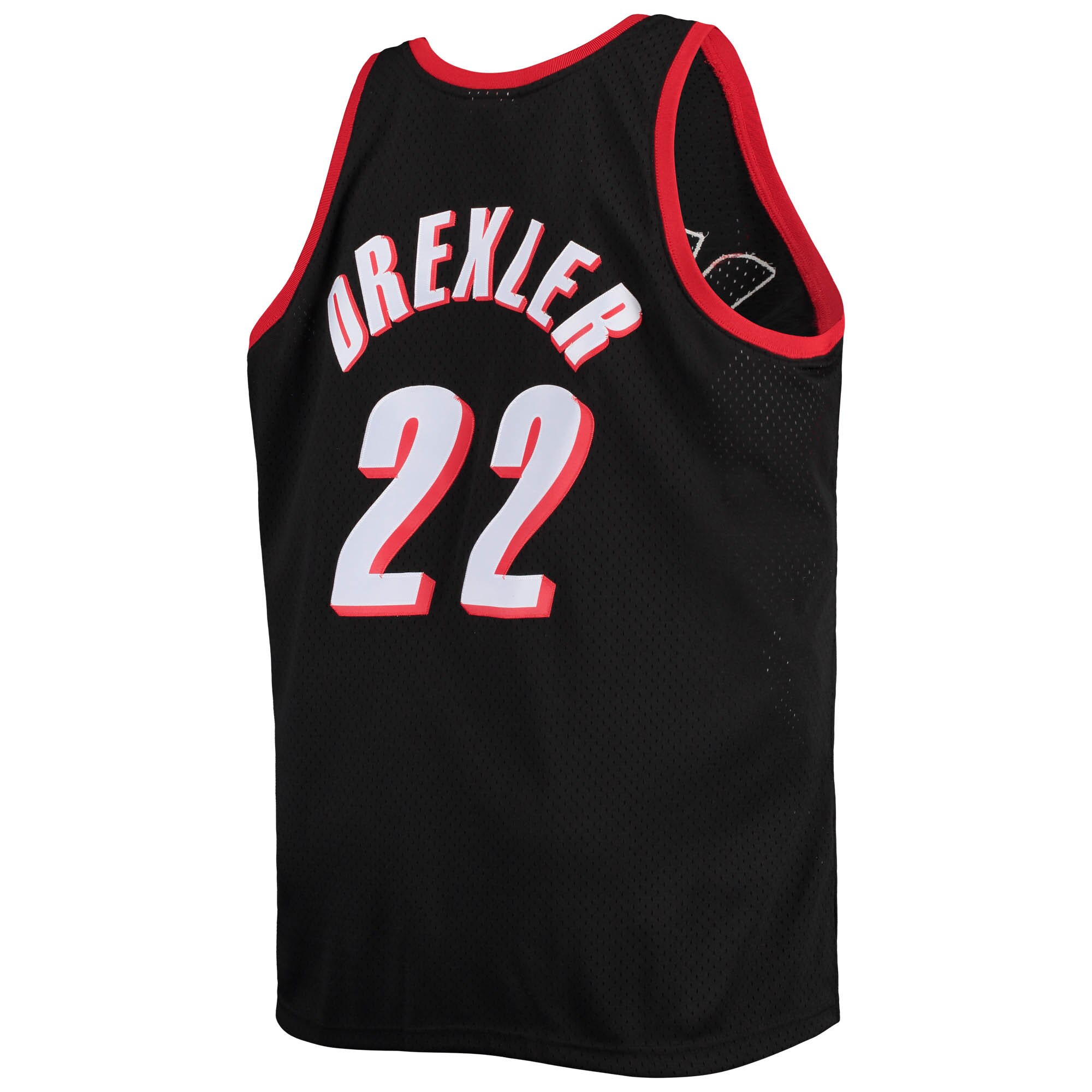 Clyde Drexler Portland Trail Blazers Mitchell & Ness 1991\/92 Big & Tall Hardwood Classics Swingman Jersey - Black