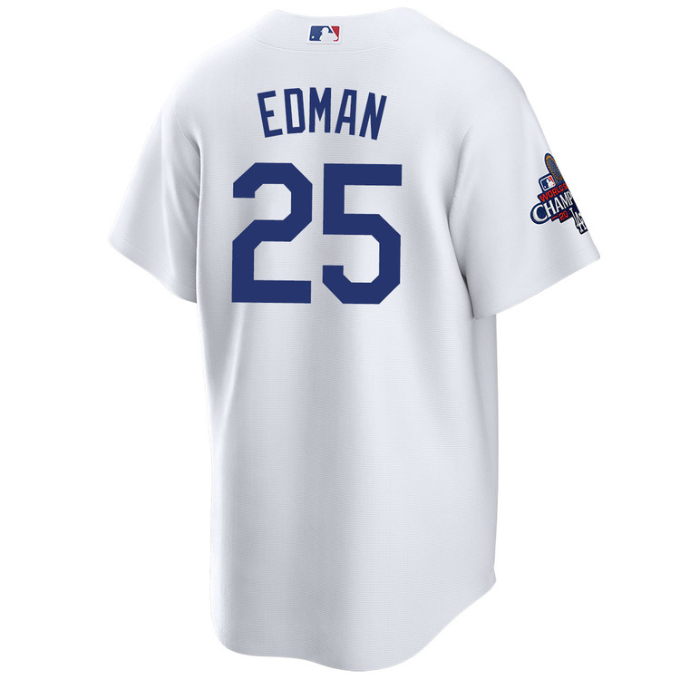 Tommy Edman Los Angeles Dodgers Home World Series Champions Jersey