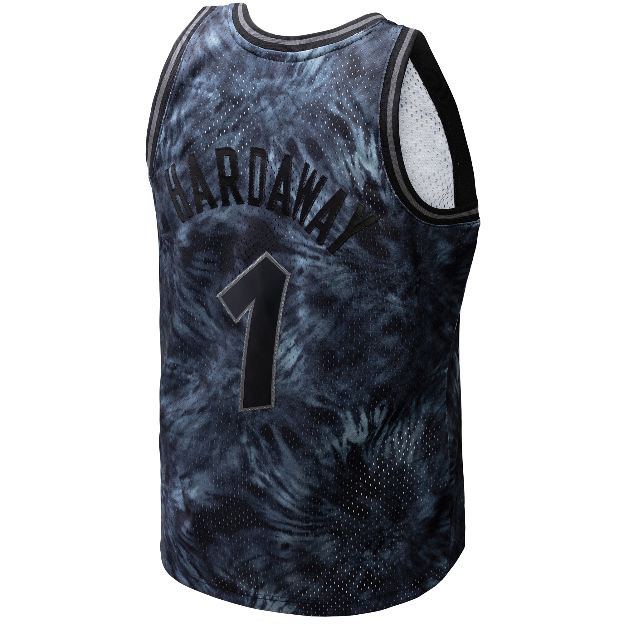 Penny Hardaway Orlando Magic Mitchell & Ness Hardwood Classics 1984\/85 Tie-Dye Swingman Jersey - Black