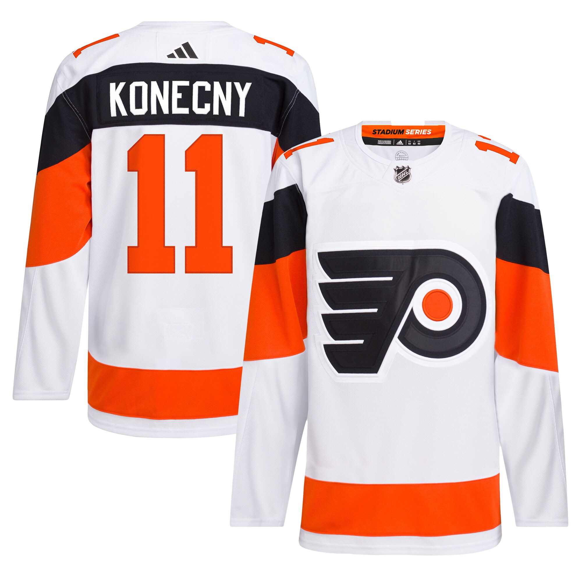 Travis Konecny Philadelphia Flyers adidas 2024 NHL Stadium Series Primegreen Authentic Player Jersey White