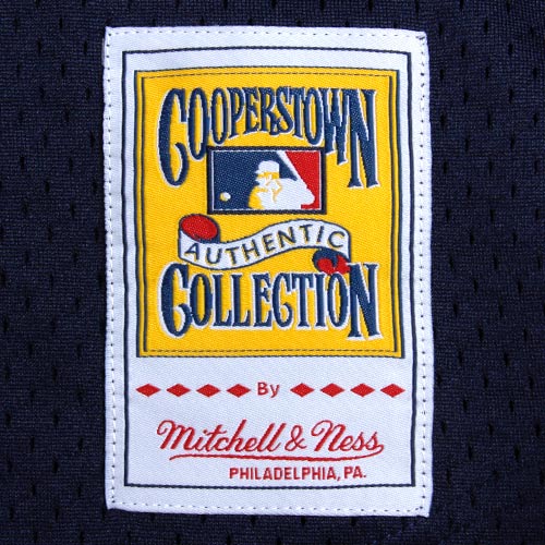 Bernie Williams New York Yankees Mitchell & Ness Cooperstown Mesh Batting Practice Jersey - Navy
