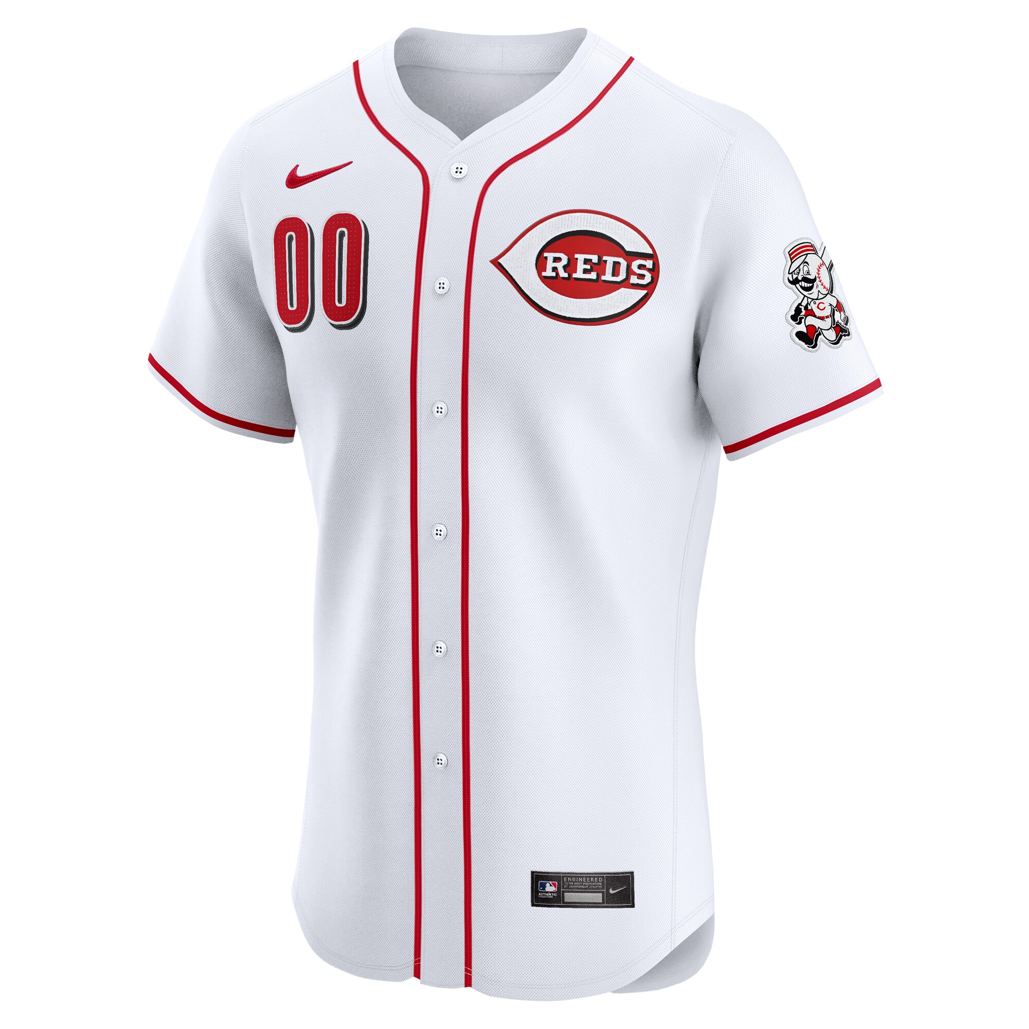 Cincinnati Reds Home Elite Pick-A-Player Retired Roster Jersey - White