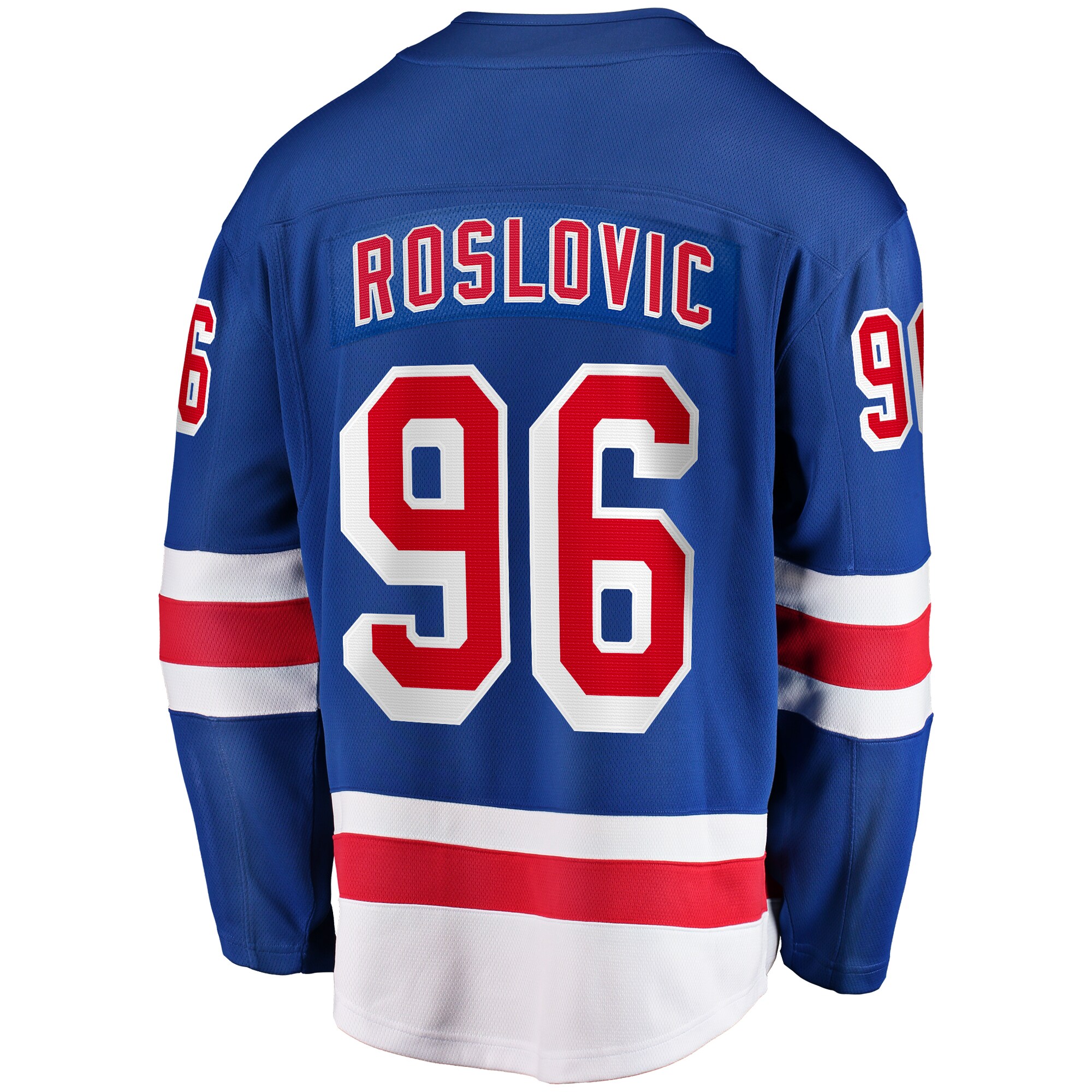 Jack Roslovic New York Rangers Fanatics Home PremierBreakaway Player Jersey - Blue