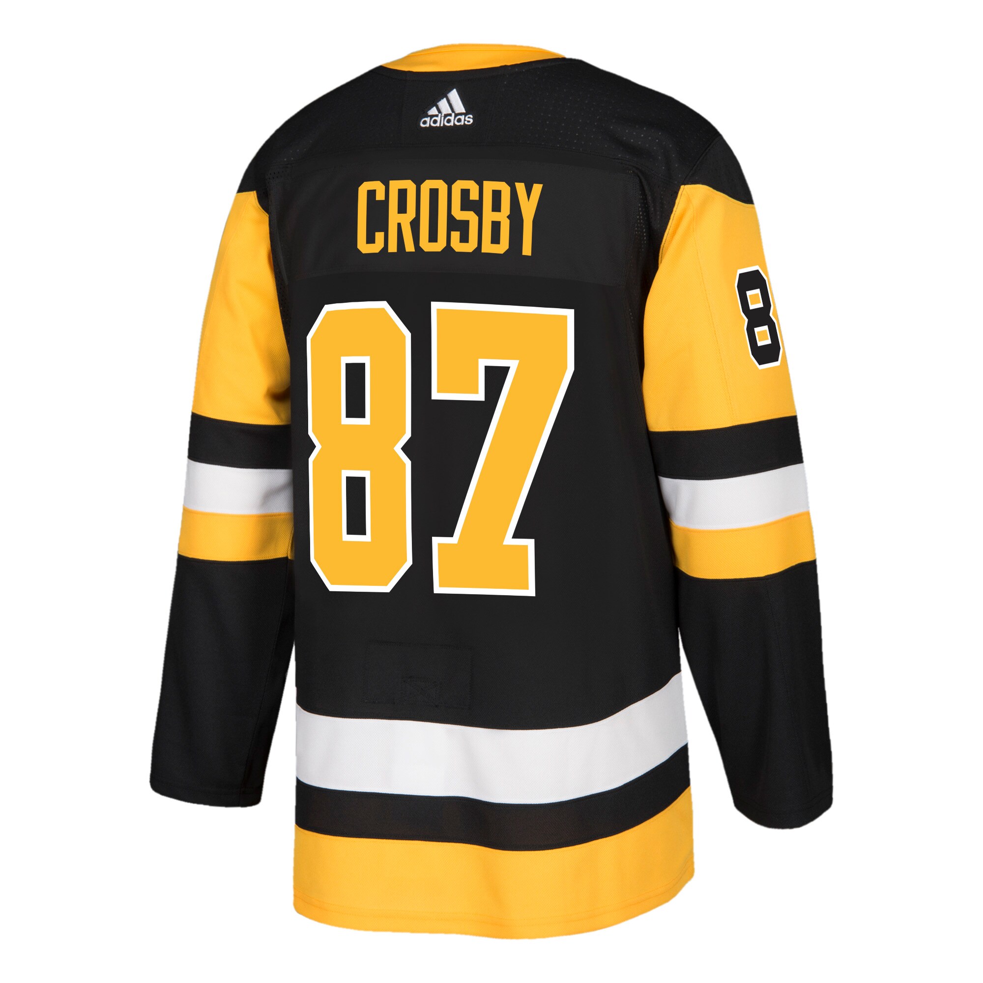 Sidney Crosby Pittsburgh Penguins adidas Captain Patch Authentic Player Jersey - Black