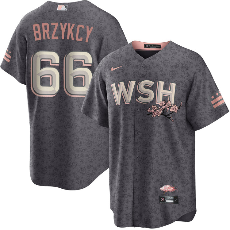 Zach Brzykcy Washington Nationals City Connect Jersey