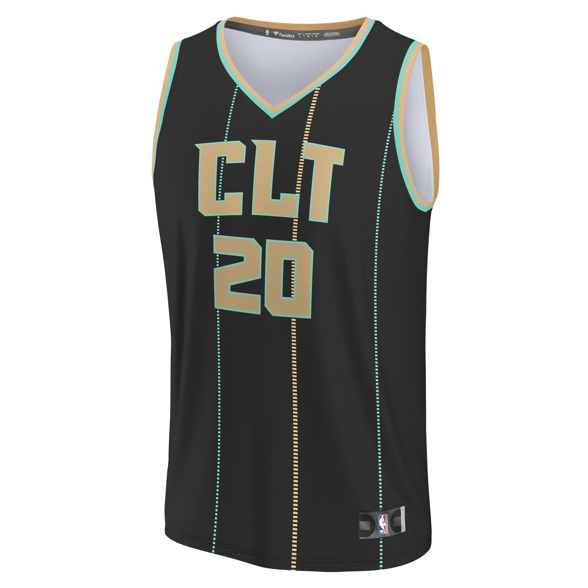 Gordon Hayward Charlotte Hornets Fanatics Fastbreak Jersey - City Edition - Black