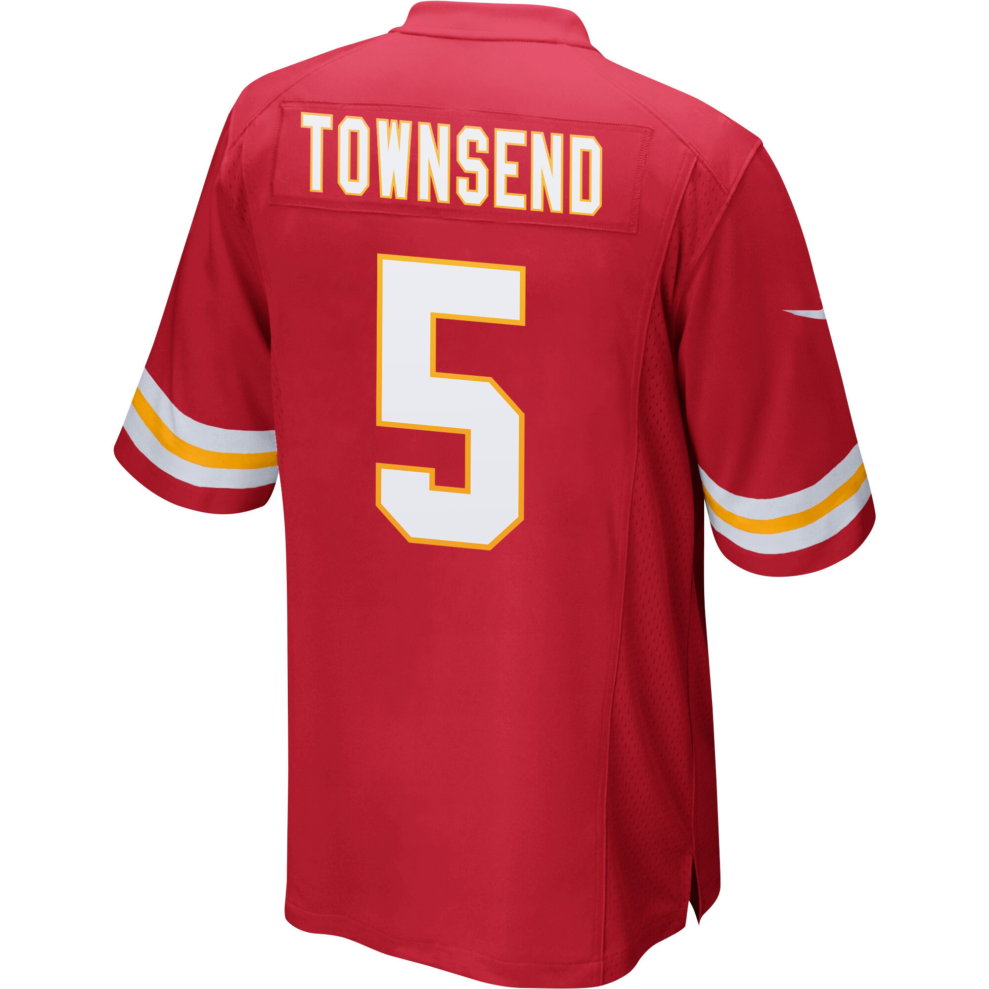Tommy Townsend 5 Kansas City Chiefs Super Bowl LVII Champions 3 Stars Men Game Jersey - Red