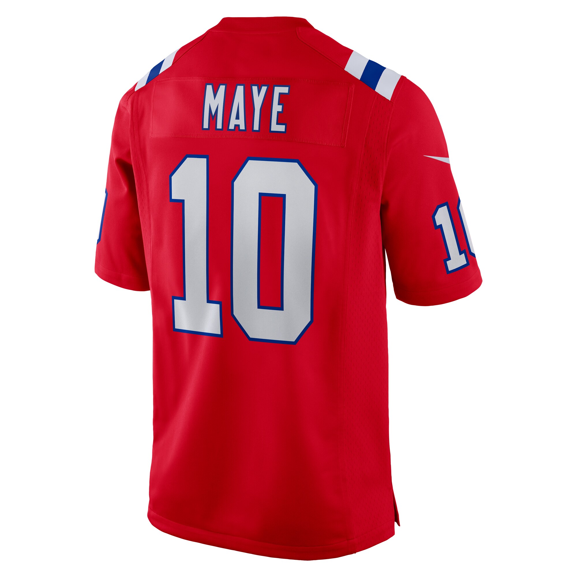 Drake Maye New England Patriots  2024 NFL Draft First Round Pick Player Game Jersey - Red