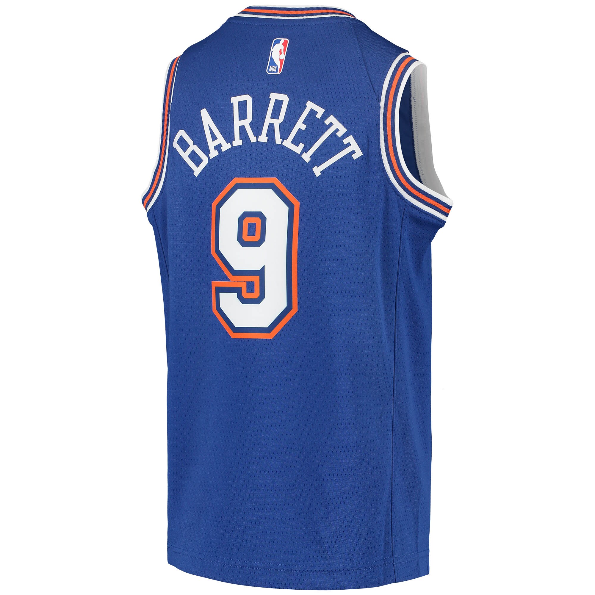 RJ Barrett New York Knicks Jordan Brand Youth 2020\/21 Swingman Player Jersey - Statement Edition - Blue
