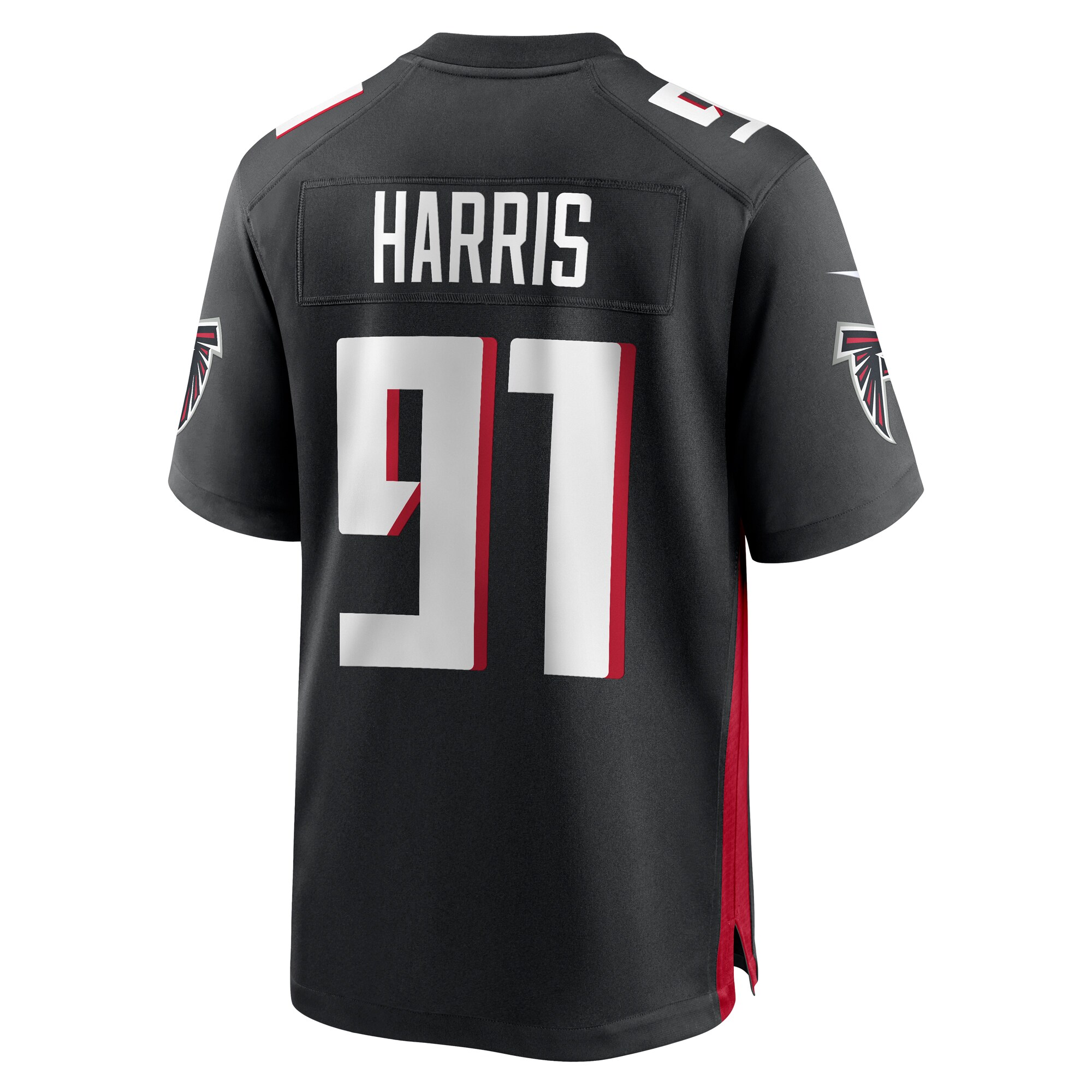 Demone Harris Atlanta Falcons   Game Jersey -  Black
