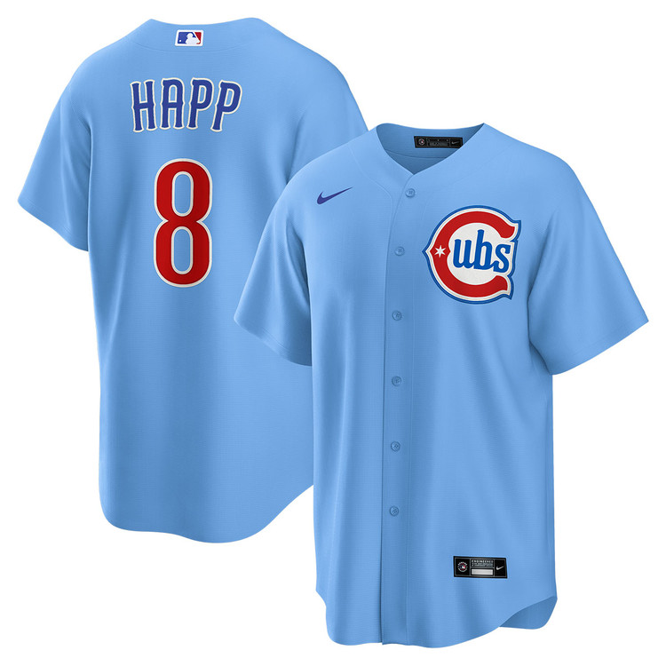 Ian Happ Chicago Cubs Blues Alternate Jersey
