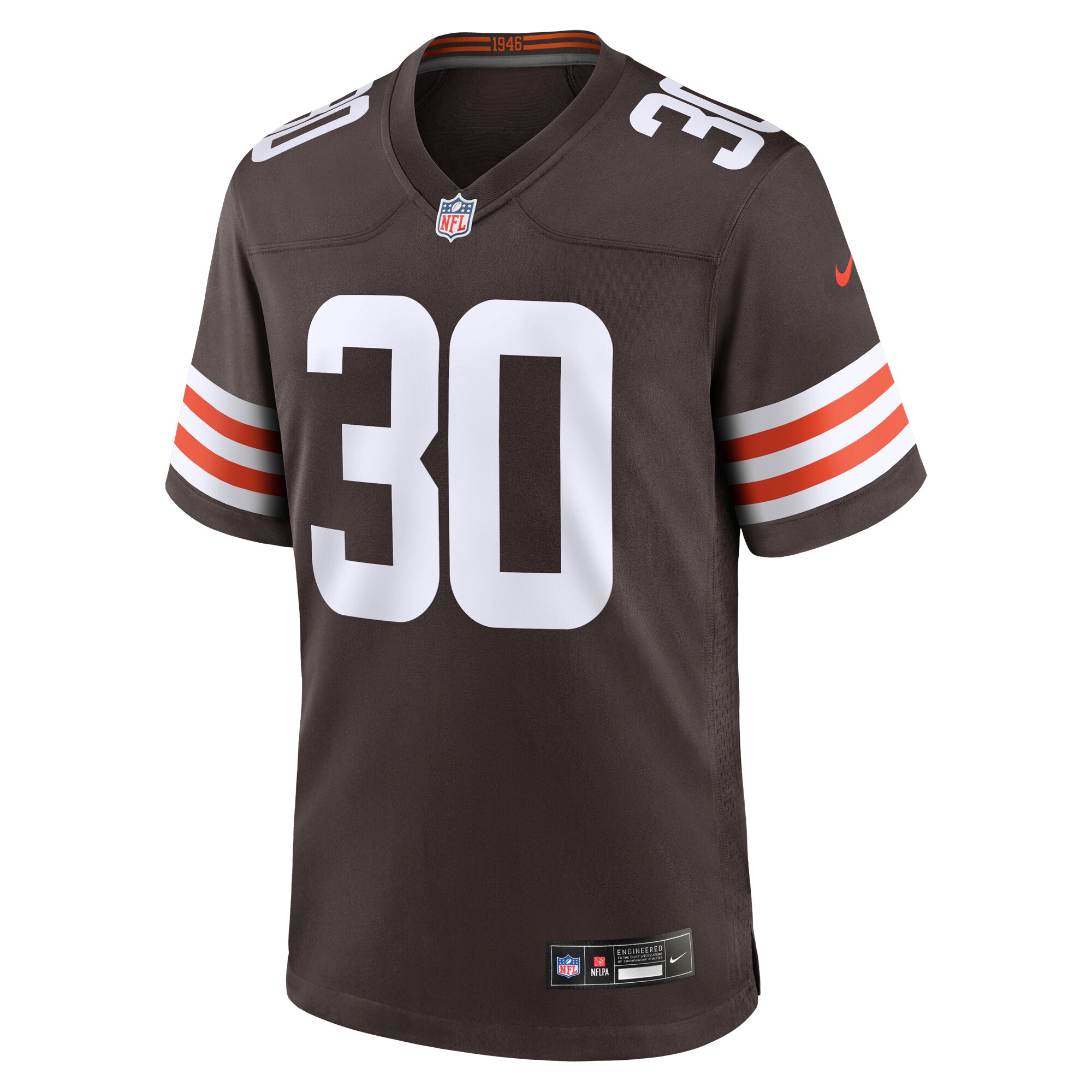 Devin Bush Cleveland Browns   Game Jersey -  Brown