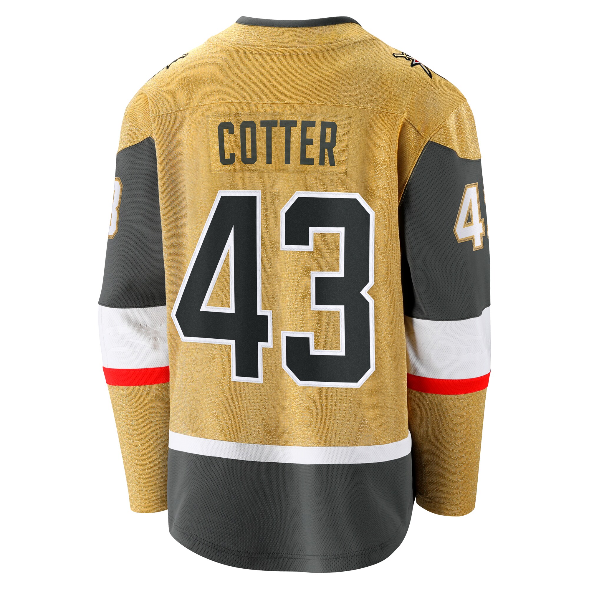 Paul Cotter Vegas Golden Knights Fanatics  Premier Breakaway Player Jersey - Gold