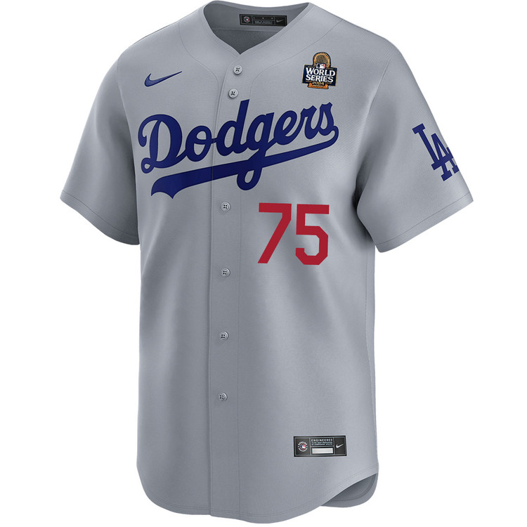 Connor Brogdon Los Angeles Dodgers Alternate Road Limited World Series Jersey