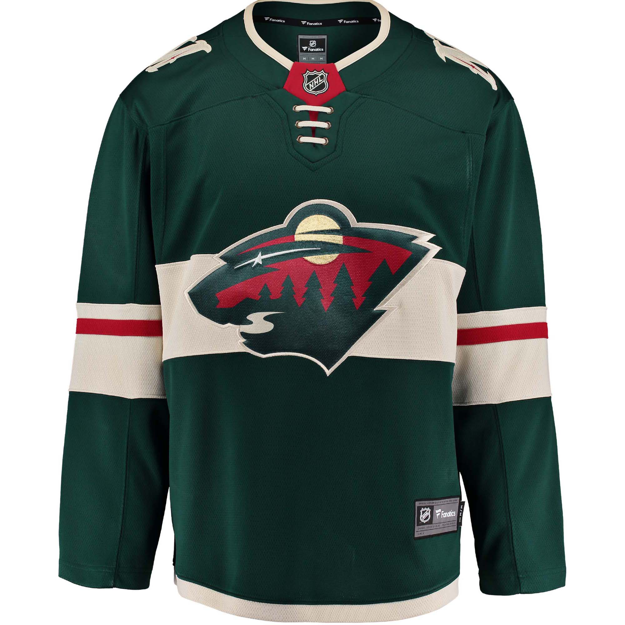 Minnesota Wild Fanatics Youth Breakaway Home Jersey - Green