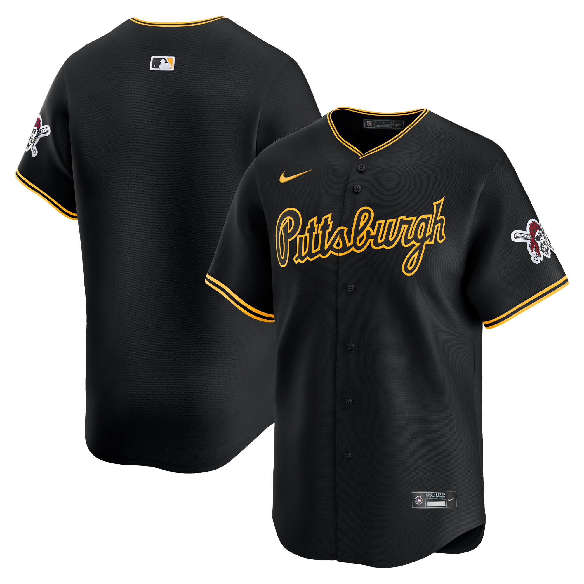 Pittsburgh Pirates   Alternate Limited Jersey Black