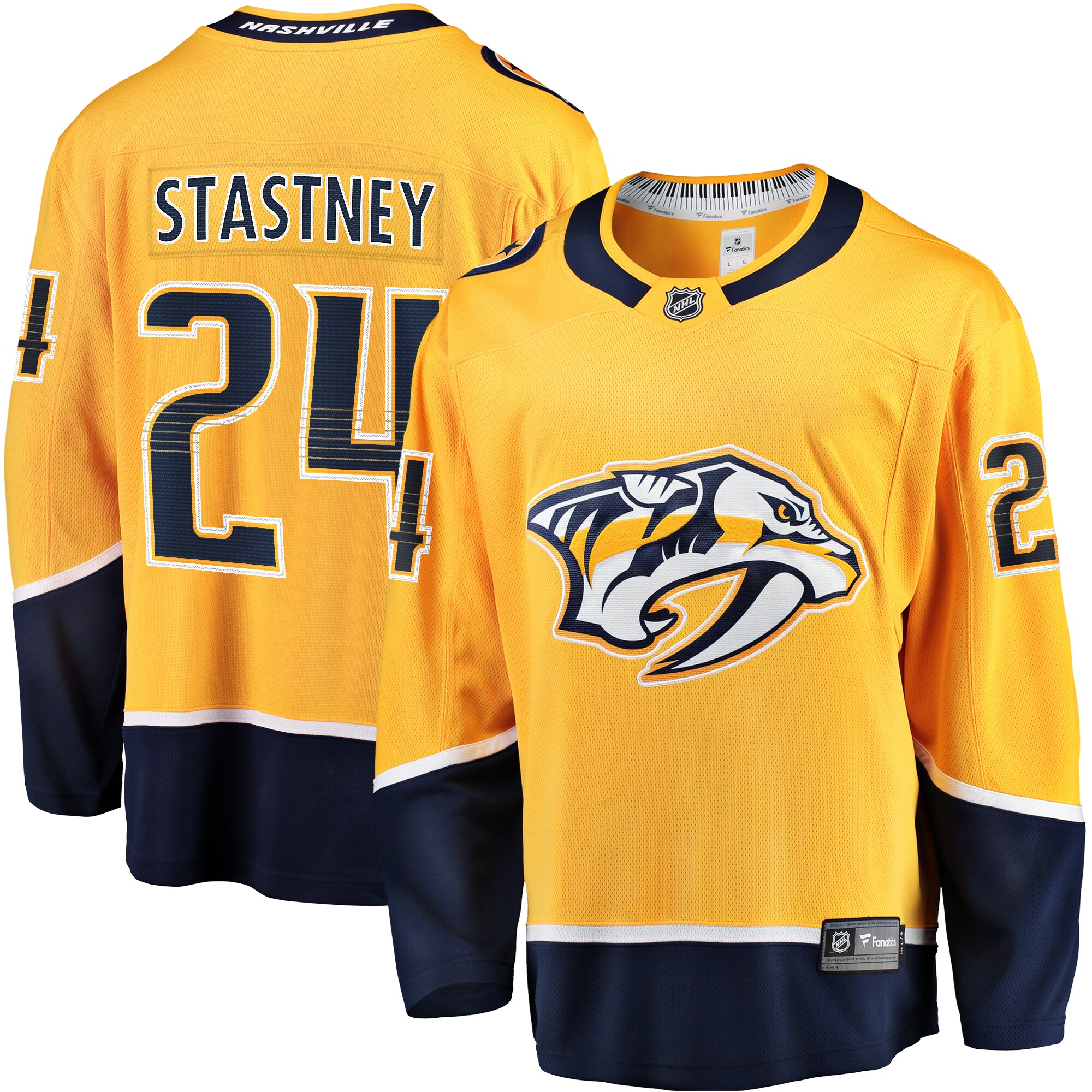 Spencer Stastney Nashville Predators Fanatics Premier Breakaway Player Jersey - Gold