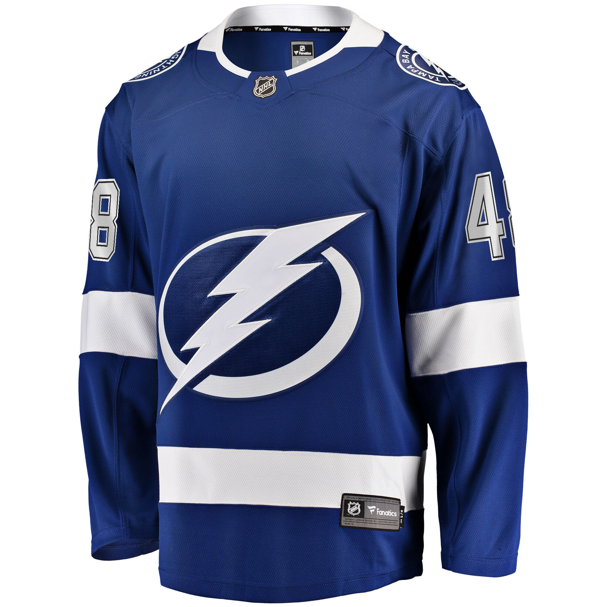 Nick Perbix Tampa Bay Lightning Fanatics Home Breakaway Jersey - Blue