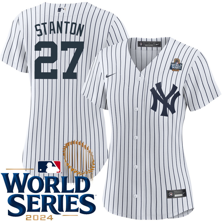 Giancarlo Stanton New York Yankees Women's Home World Series Jersey