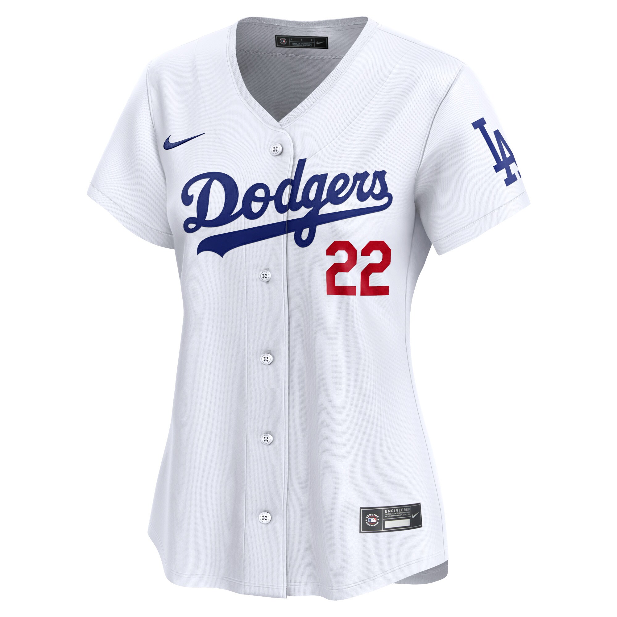 Clayton Kershaw Los Angeles Dodgers Women's Home Limited Player Jersey - White