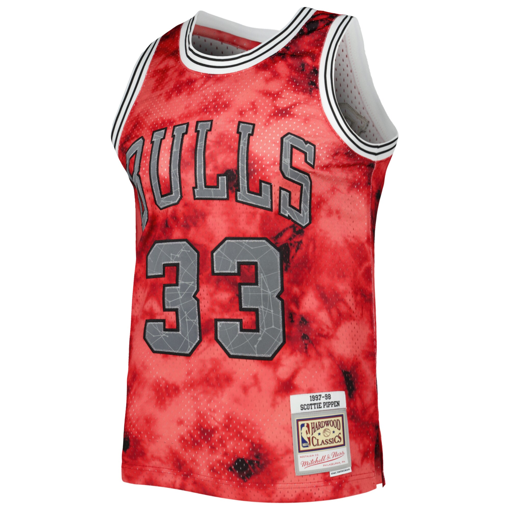 Scottie Pippen Chicago Bulls Mitchell & Ness 1997\/98 Galaxy Swingman Jersey - Red