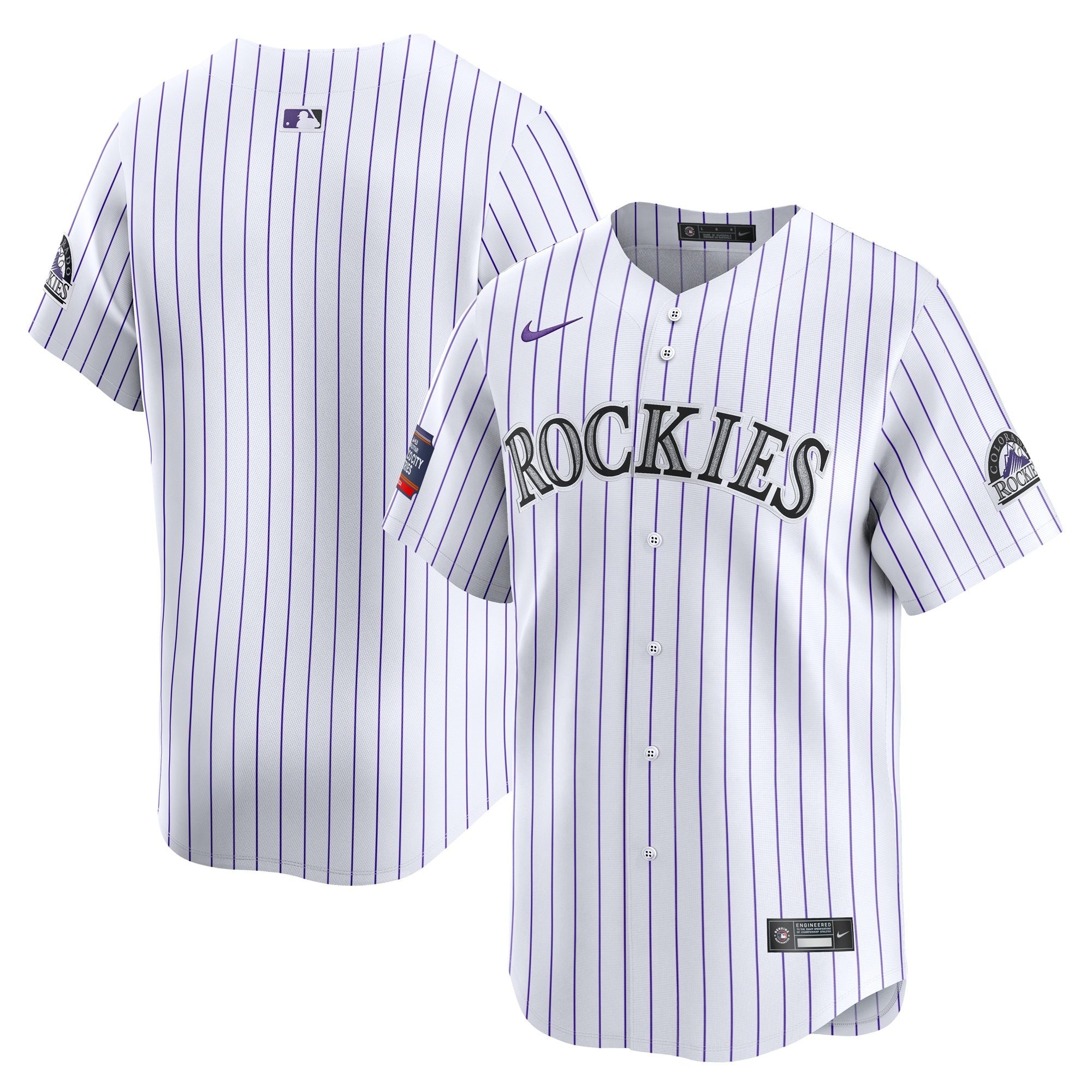 Colorado Rockies 2024 MLB World Tour Mexico City Series Home Limited Jersey White