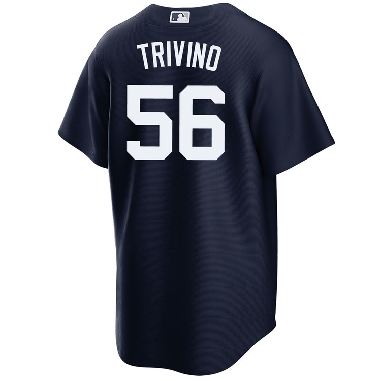 Lou Trivino New York Yankees Alternate Navy World Series Jersey