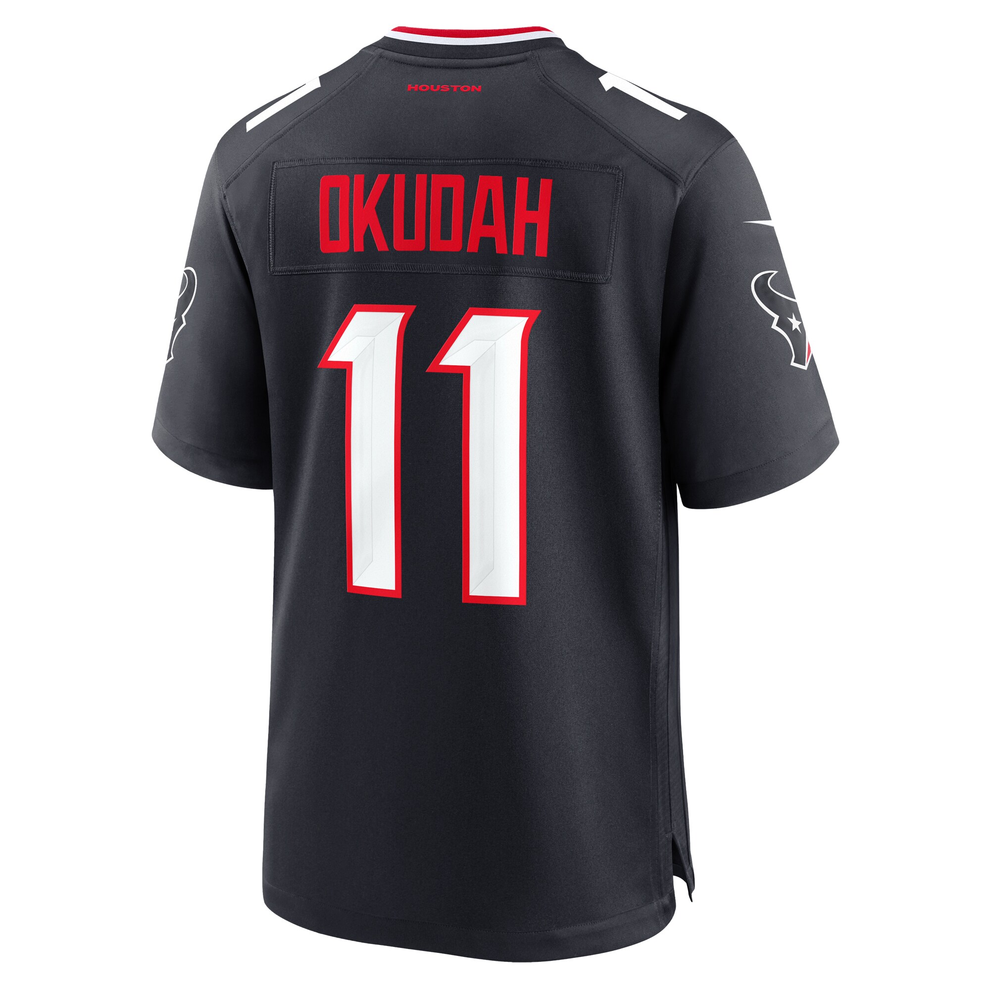Jeff Okudah Houston Texans  Team Game Jersey -  Navy