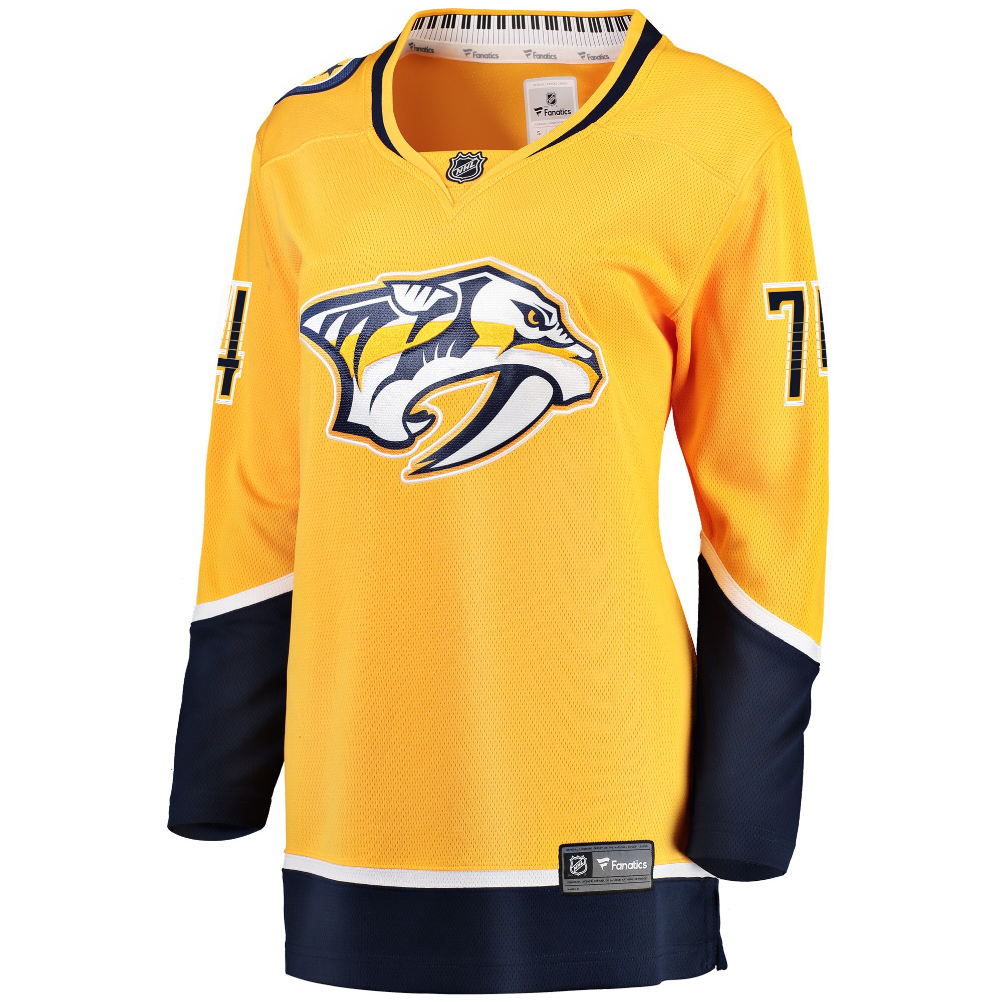 Juuse Saros Nashville Predators Fanatics Women's Breakaway Player Jersey - Gold