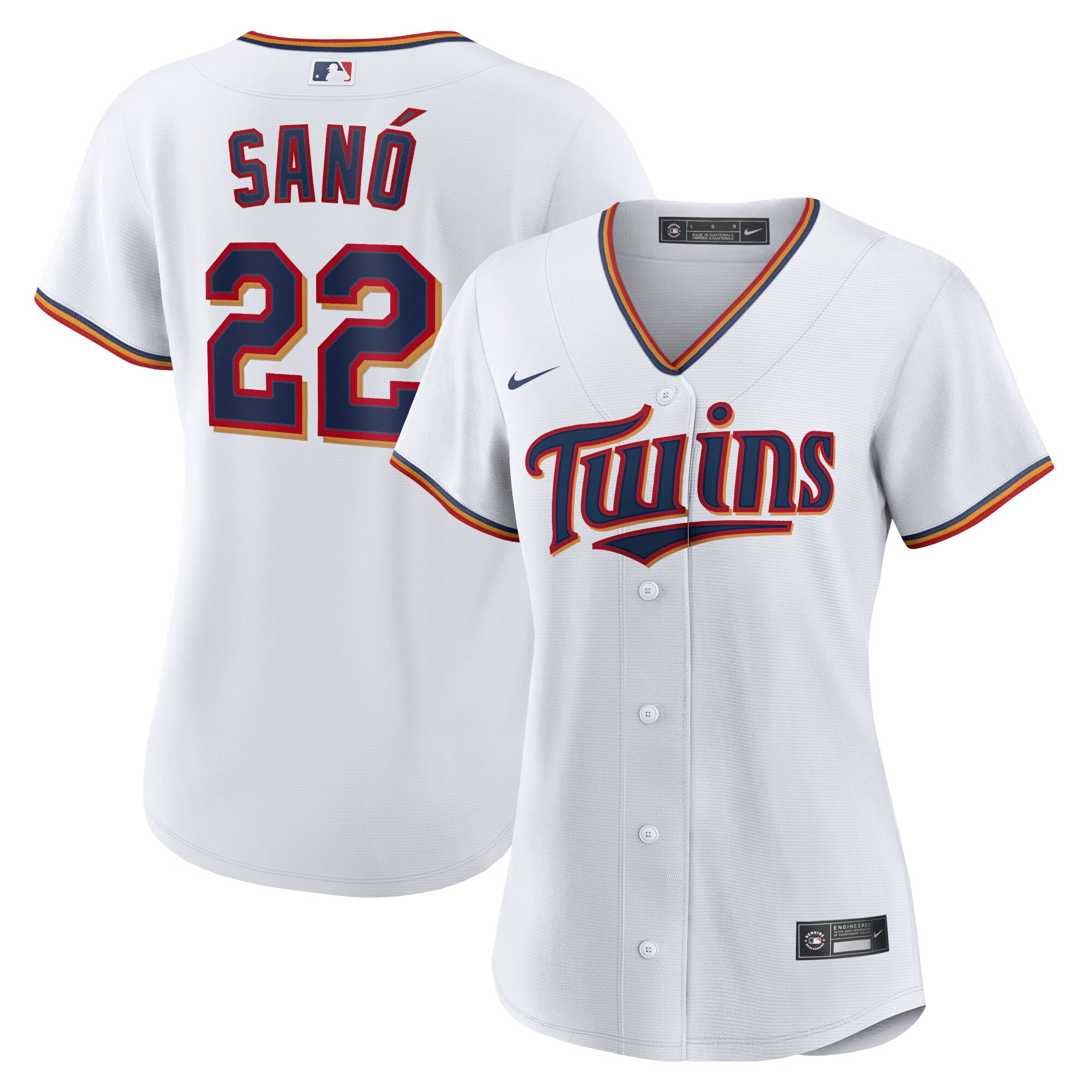 Miguel Sano Minnesota Twins Women's Home Replica Player Jersey - White