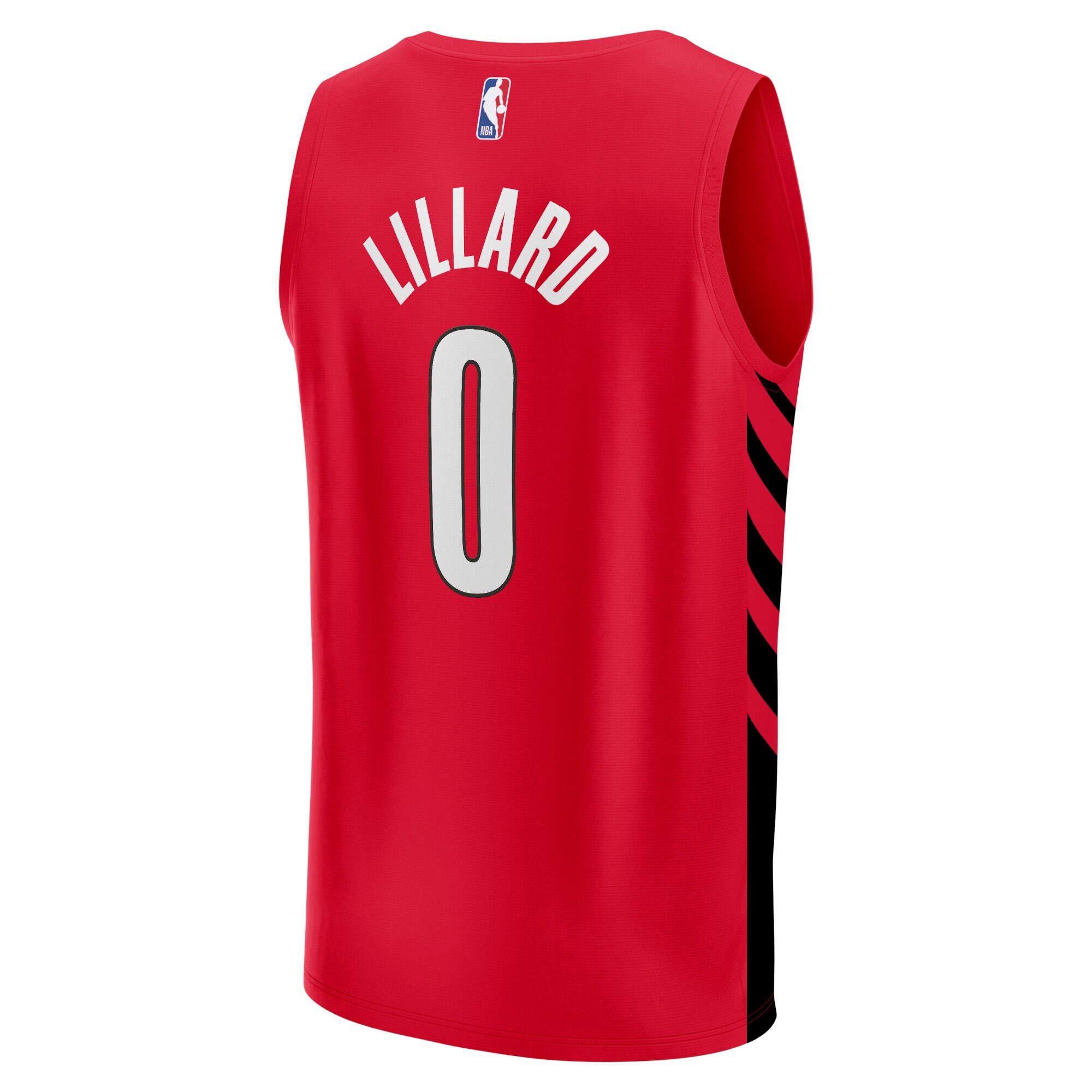 Damian Lillard Portland Trail Blazers Fanatics Fast Break Replica Player Jersey - Statement Edition - Red