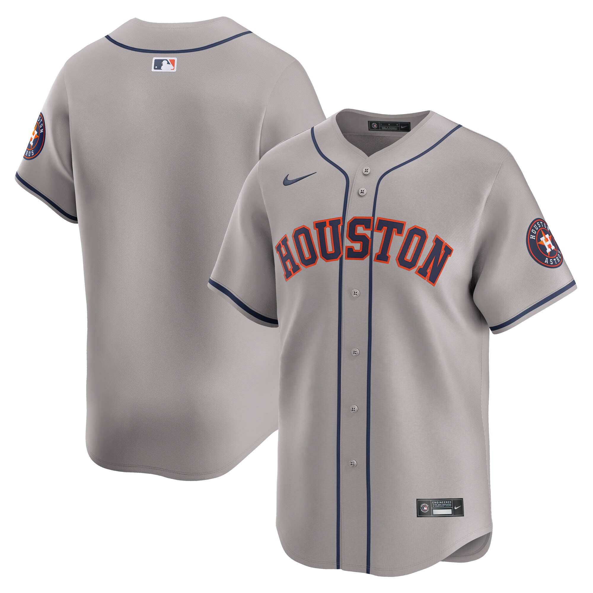 Houston Astros  Away Limited Jersey - Gray