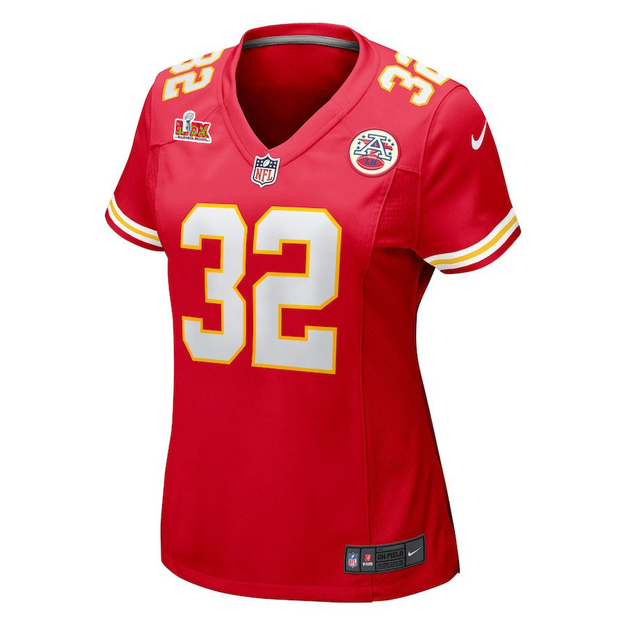 Nick Bolton #32 Kansas City Chiefs Super Bowl LIX Women's Jersey - Red
