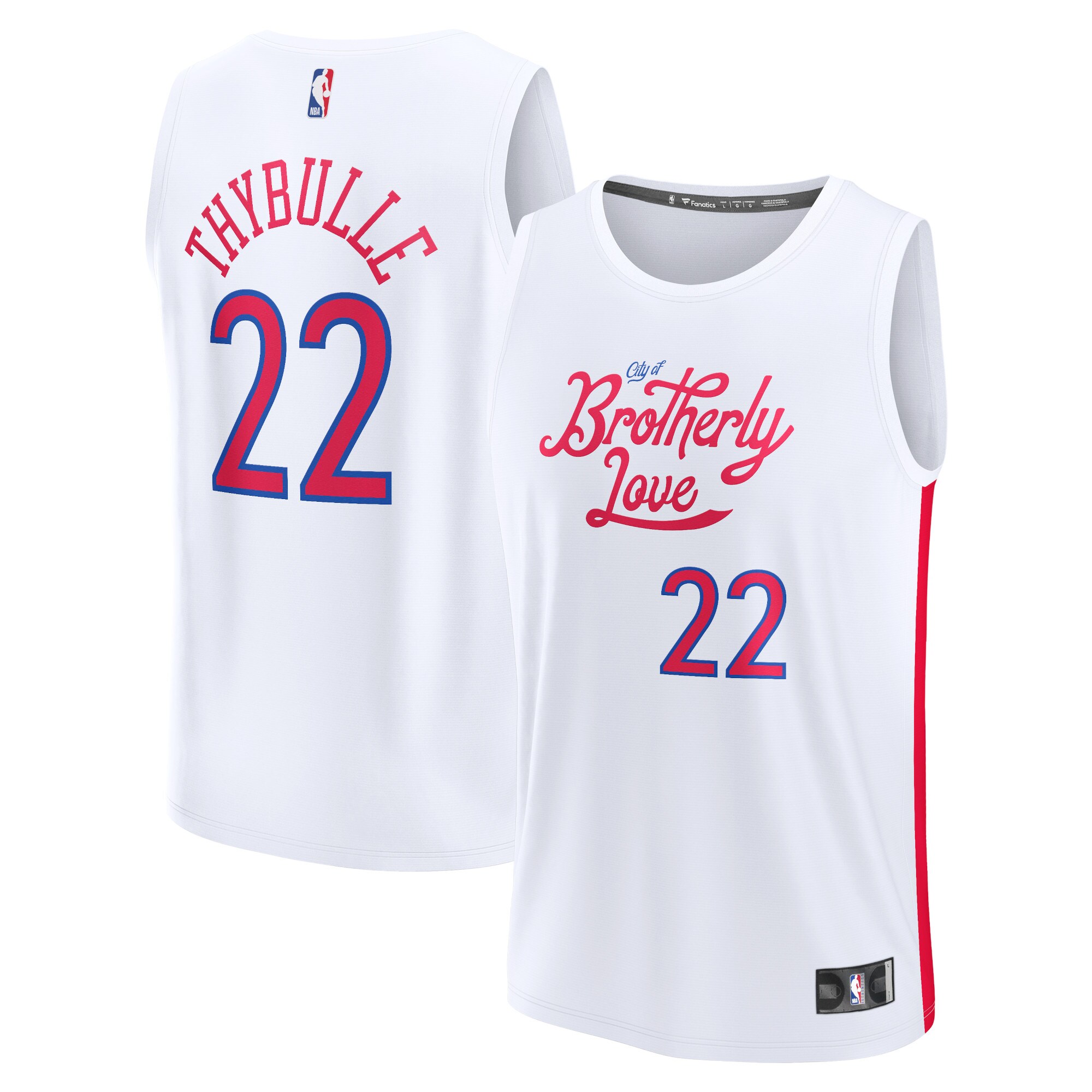 Matisse Thybulle Philadelphia 76ers Fanatics Youth Fastbreak Jersey - City Edition - White