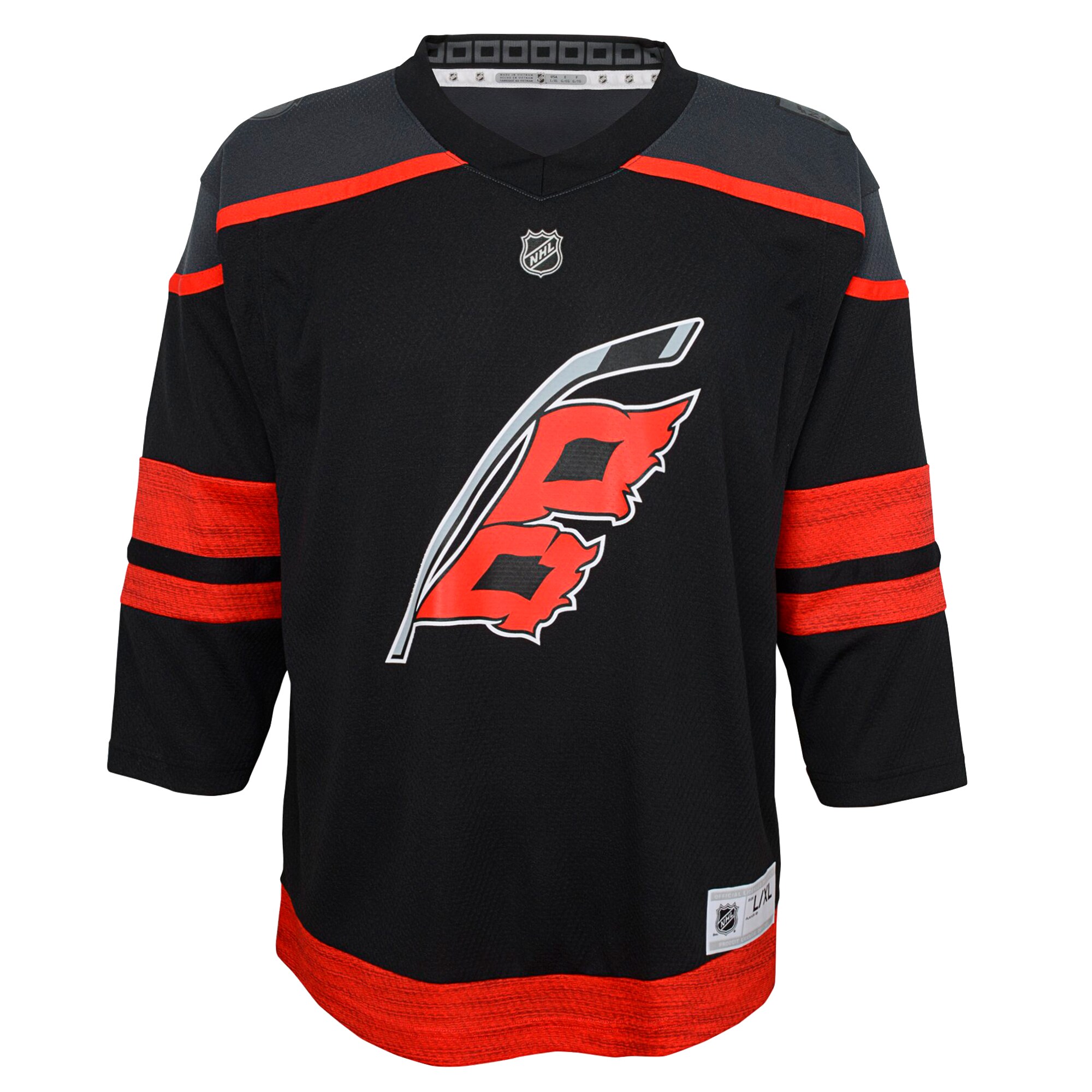 Carolina Hurricanes Youth Home Replica Jersey - Black