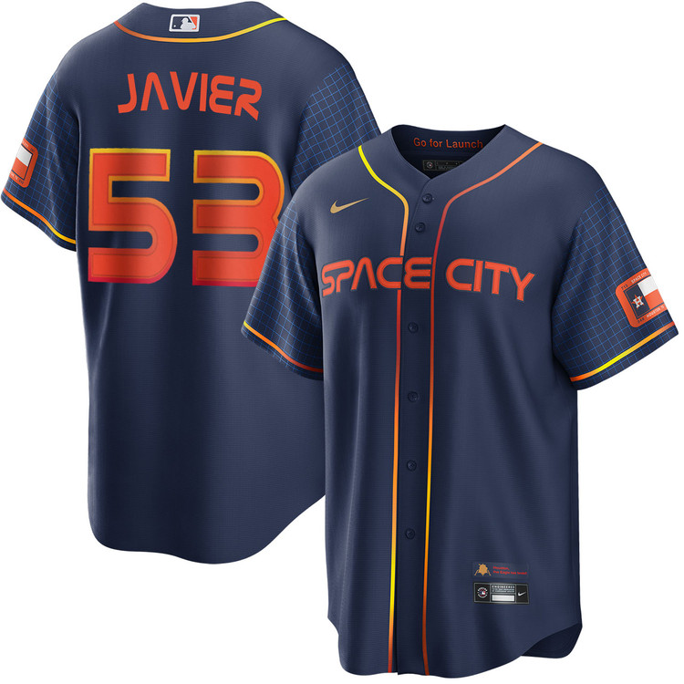Cristian Javier Houston Astros City Connect Jersey