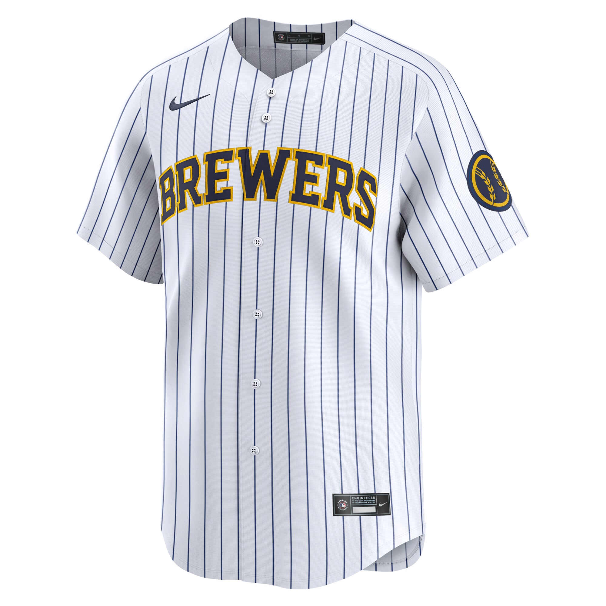 Milwaukee Brewers   Alternate Limited Jersey White