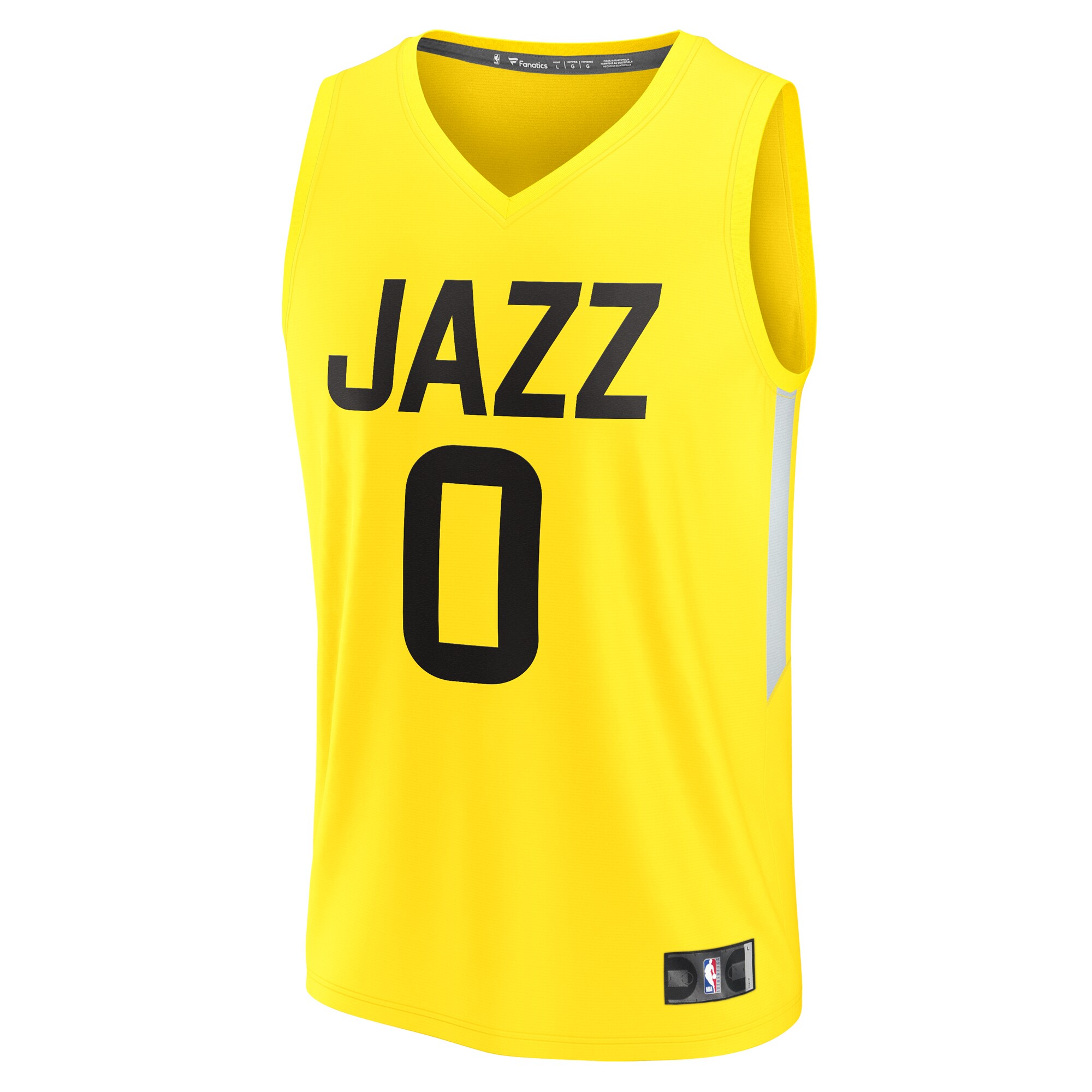 Taylor Hendricks Utah Jazz Fanatics Youth Fast Break Replica Jersey - Icon Edition - Yellow