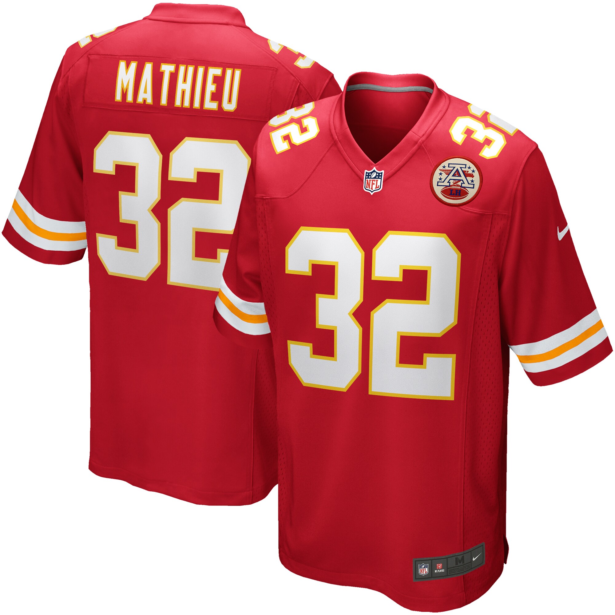Tyrann Mathieu Kansas City Chiefs  Game Player Jersey - Red